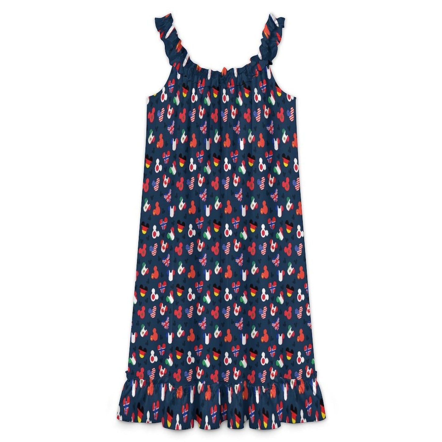 Women's Ruffled Strap Dress - Ambrie