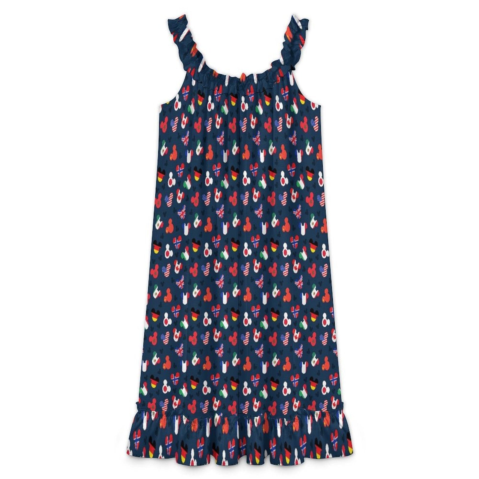 Women's Ruffled Strap Dress - Ambrie