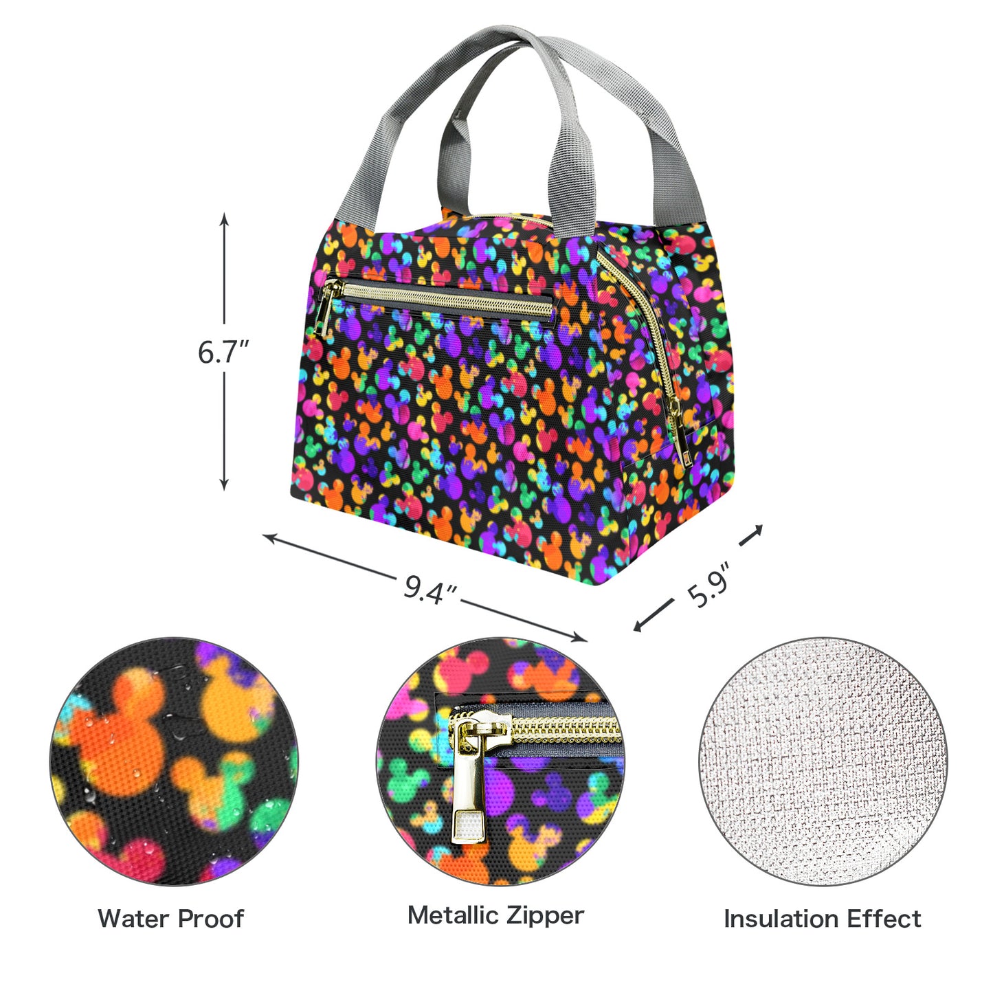 Watercolor Portable Lunch Bag