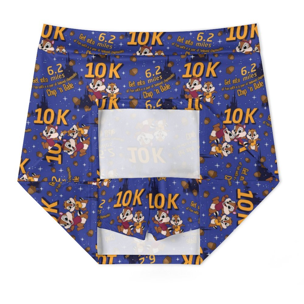 Chip And Dale 10K Athletic A-Line Skirt With Pocket