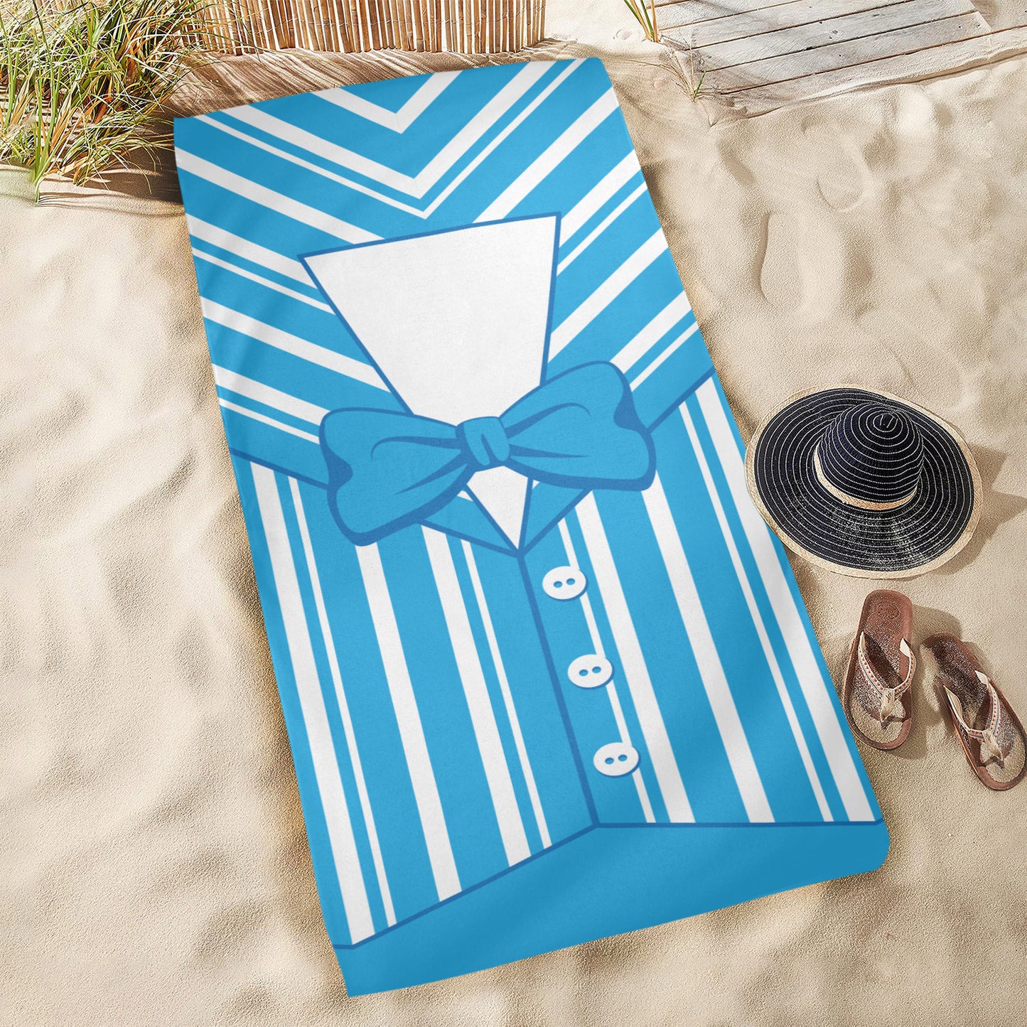 Dapper Blue Beach Towel