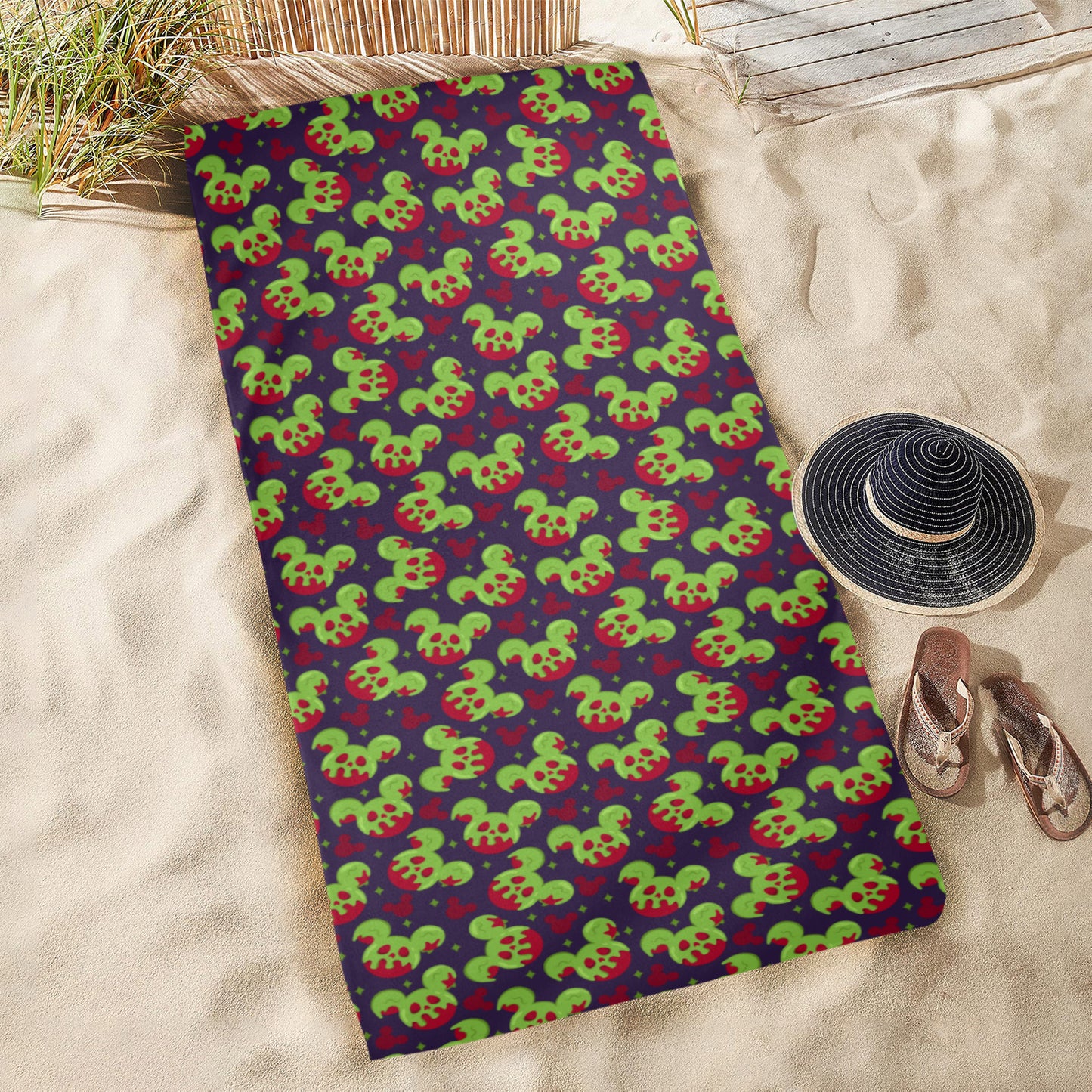 Magical Evil Apple Beach Towel