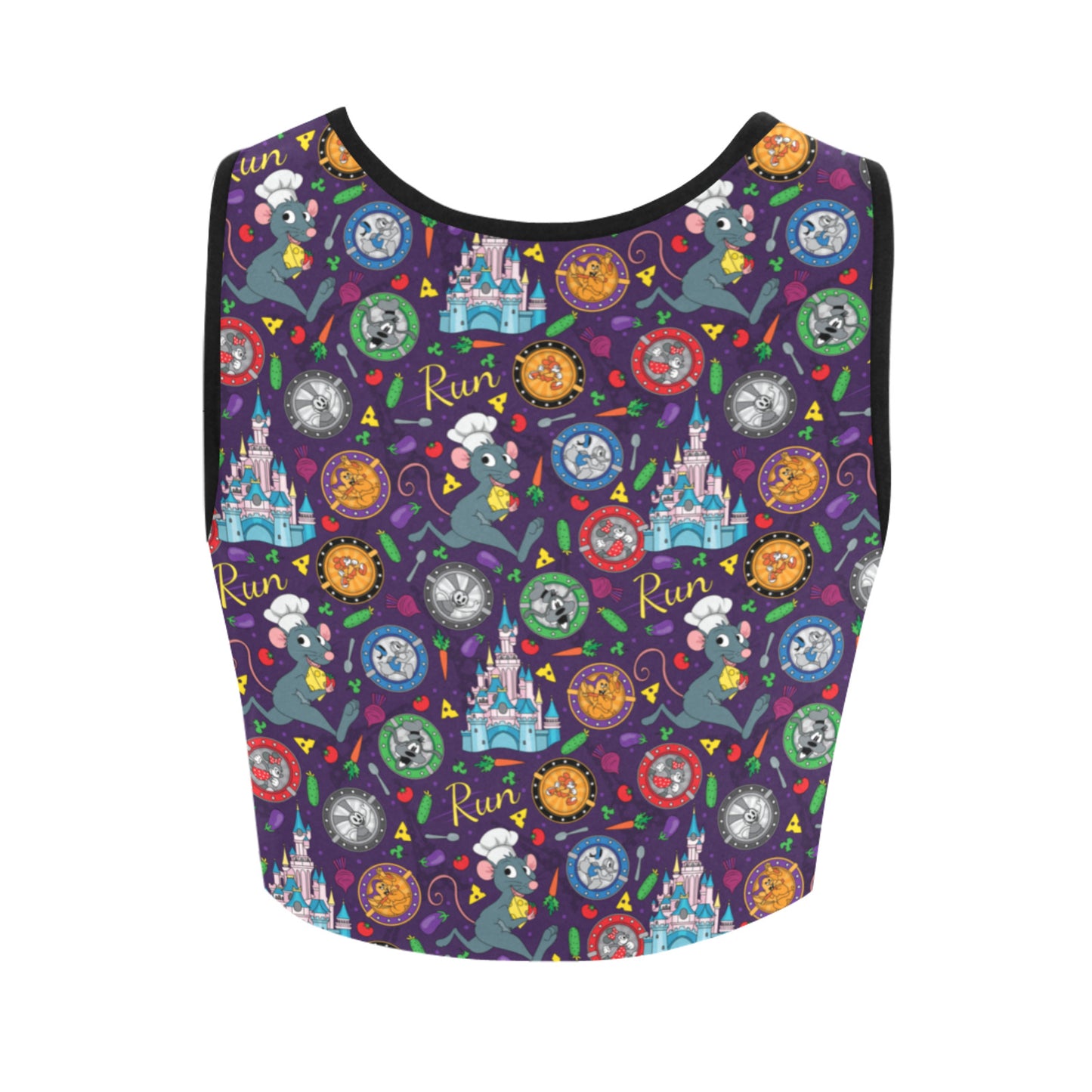 Ratatouille Wine And Dine Race Women's Crop Top