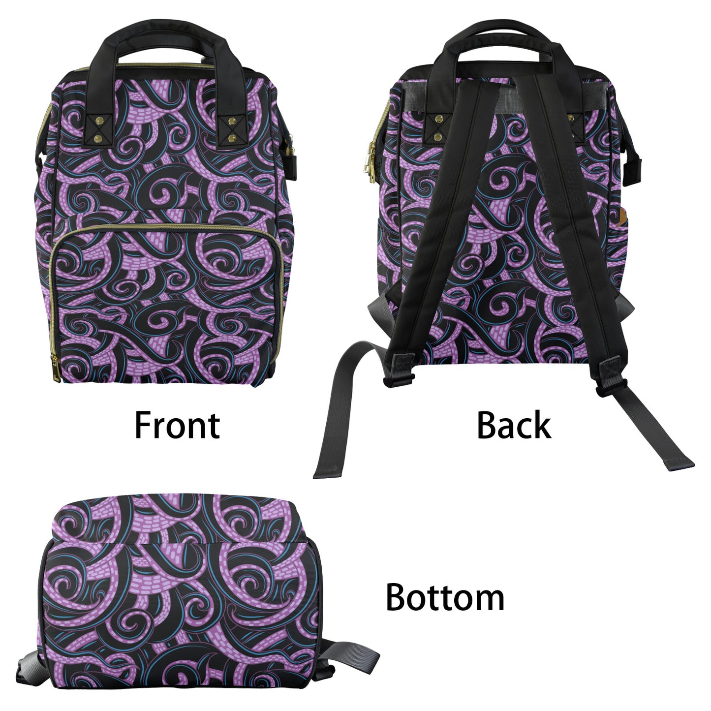 Ursula Tentacles Multi-Function Diaper Bag