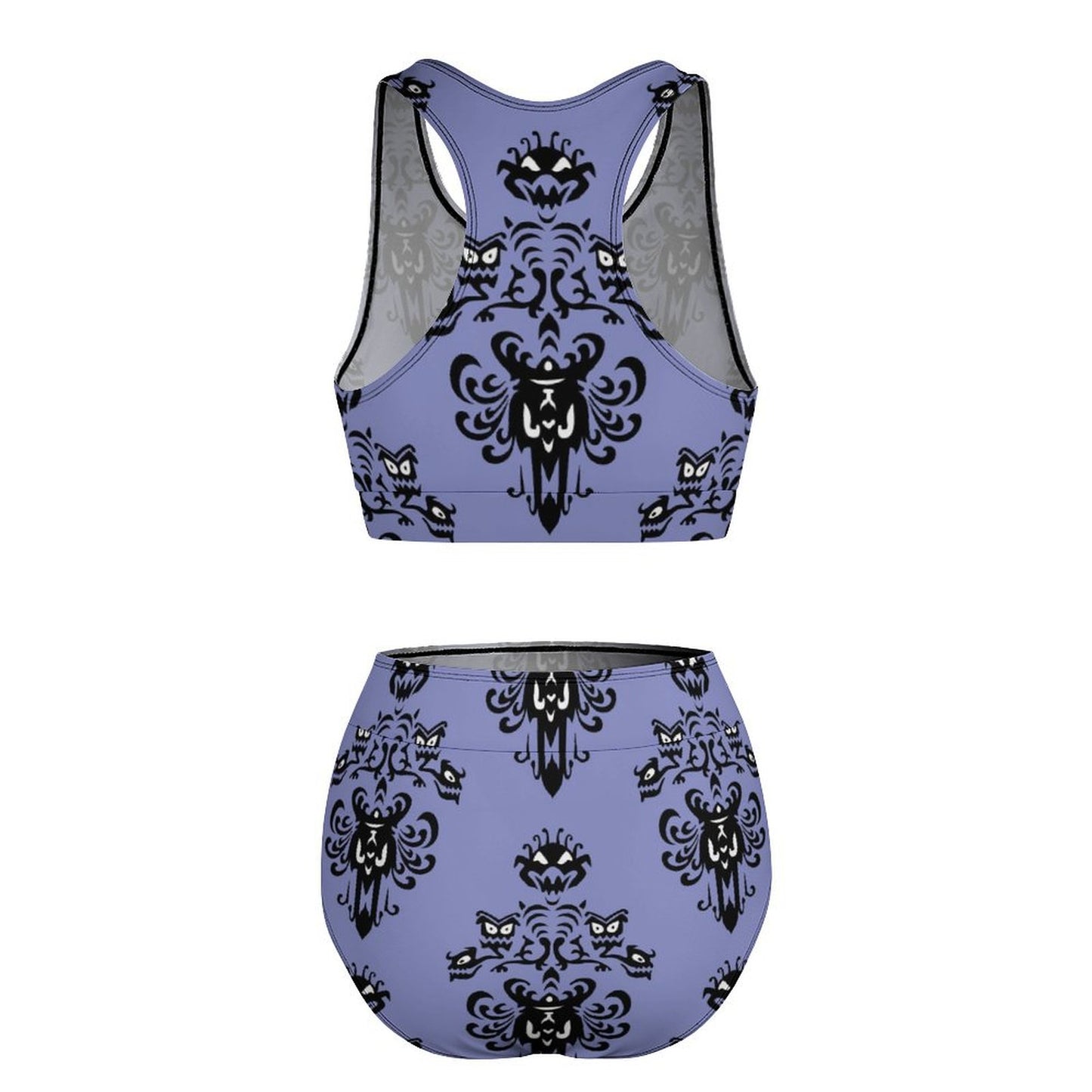 Haunted Mansion Wallpaper Women's Bikini Swimsuit