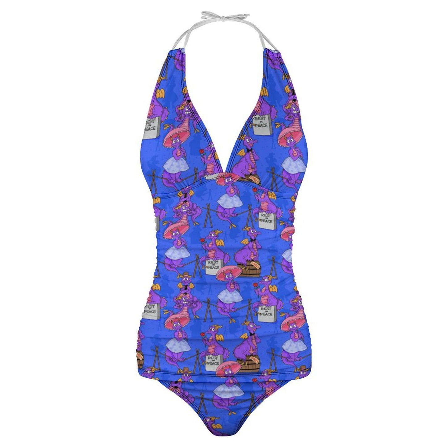 Haunted Mansion Figment Women's Split Swimsuit