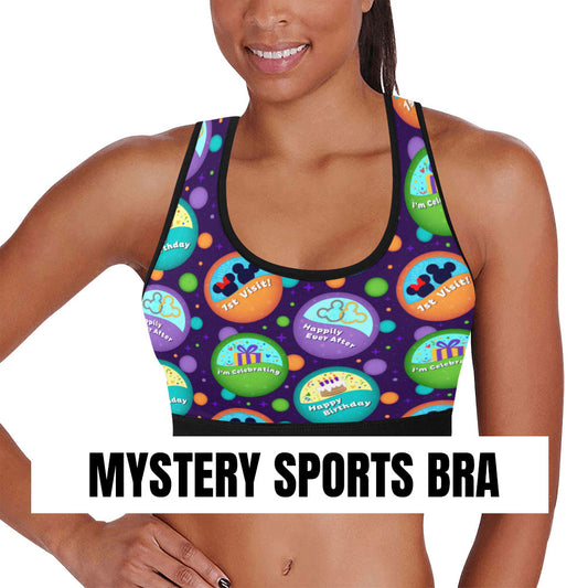 Mystery Women's Athletic Sports Bra