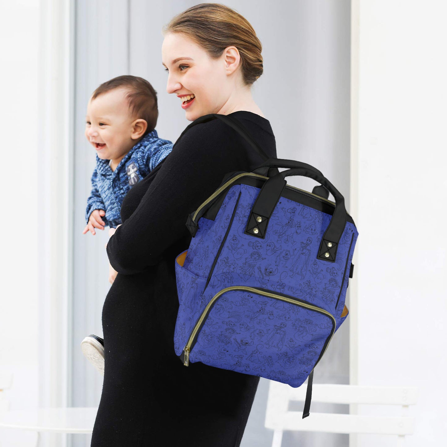 Sketches Multi-Function Diaper Bag