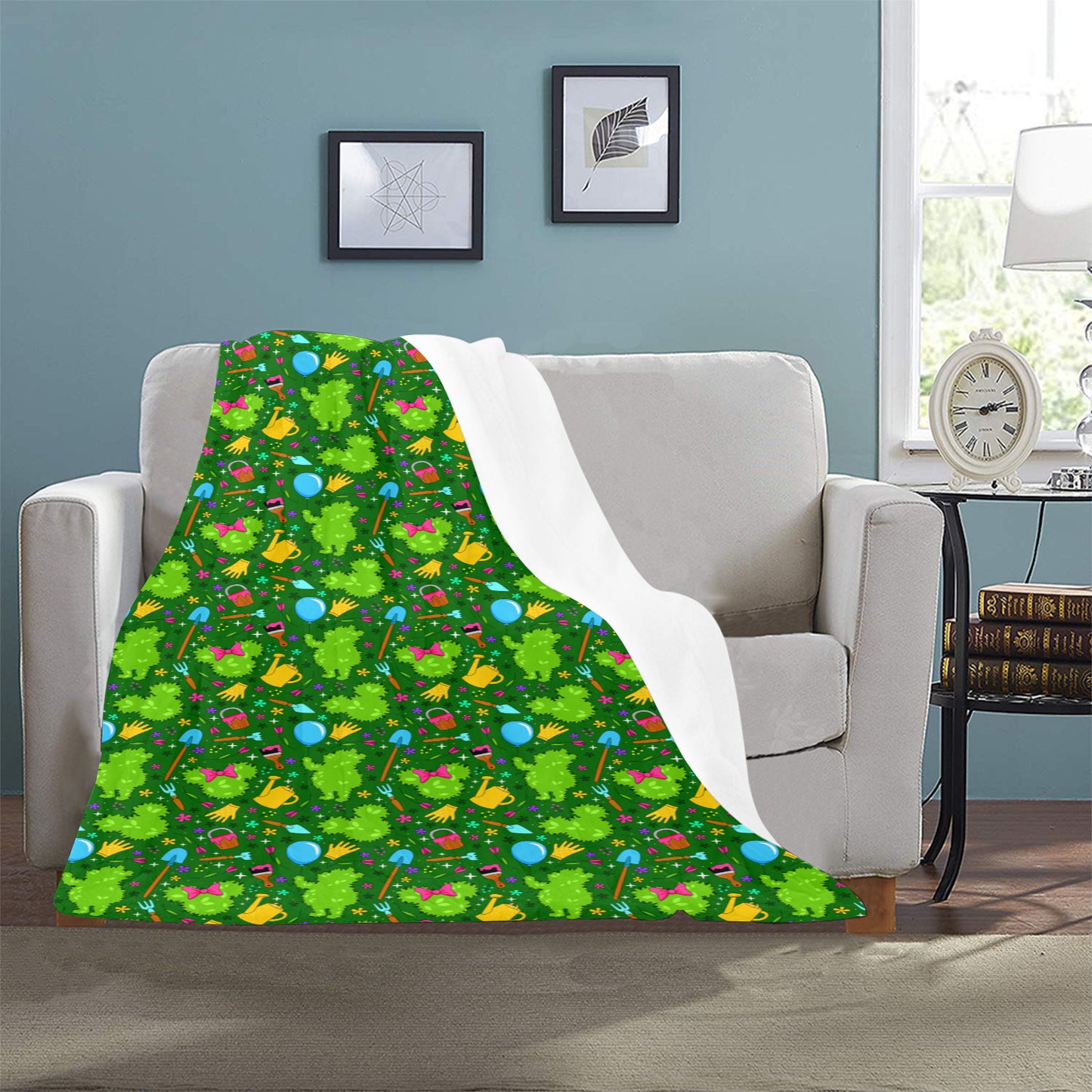 Flower And Garden Ultra-Soft Micro Fleece Blanket 32"x48"