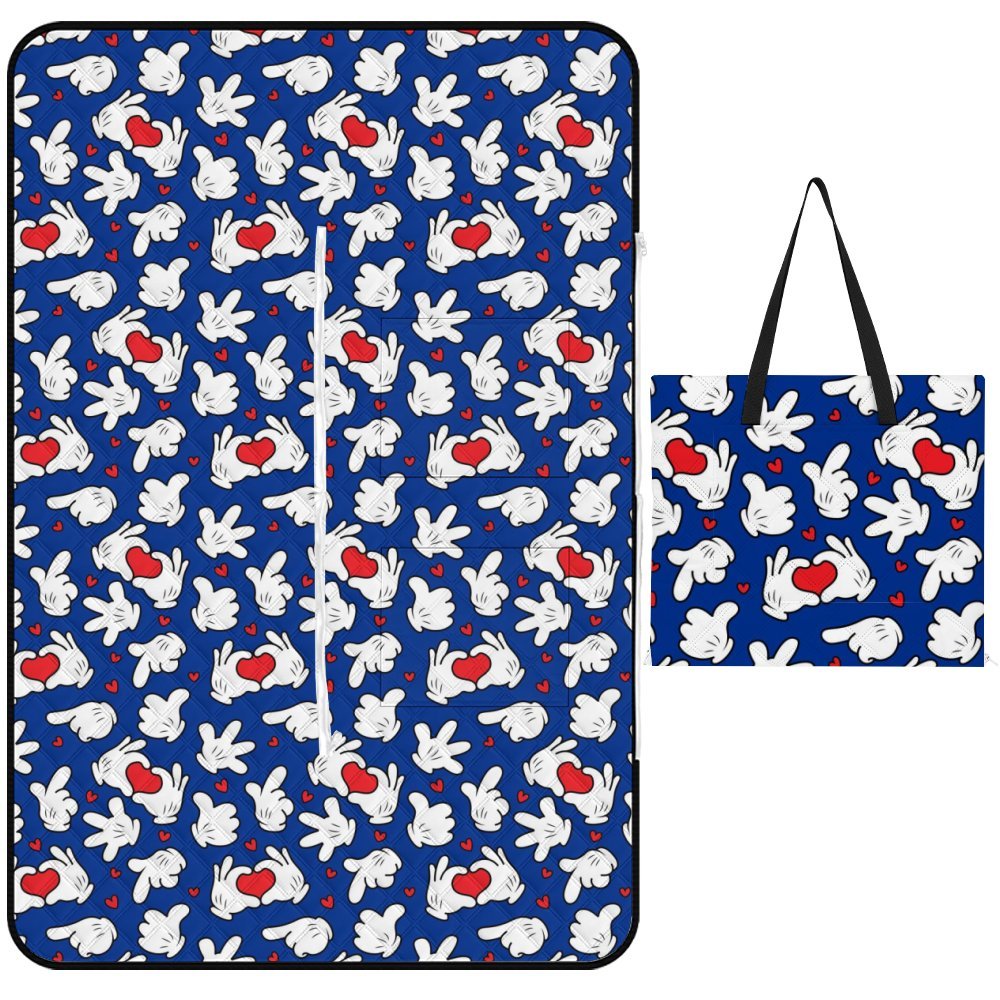 Happy Hands Zipper Picnic Mat