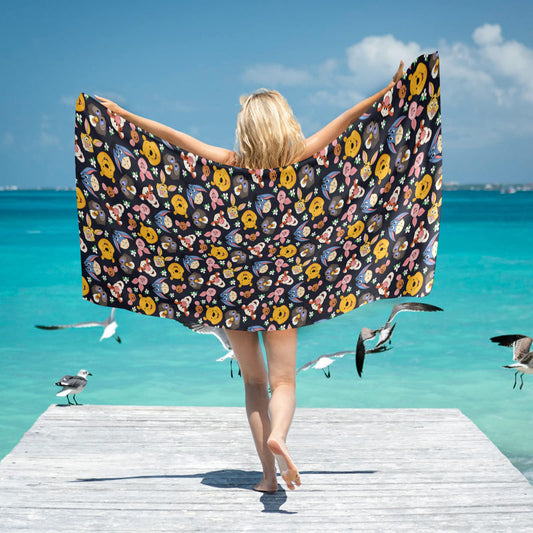 Hundred Acre Wood Friends Beach Towel