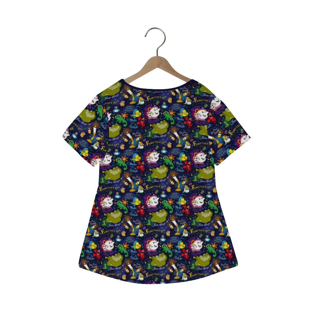 Sidekicks Women's Crew Neck Loose Tunic