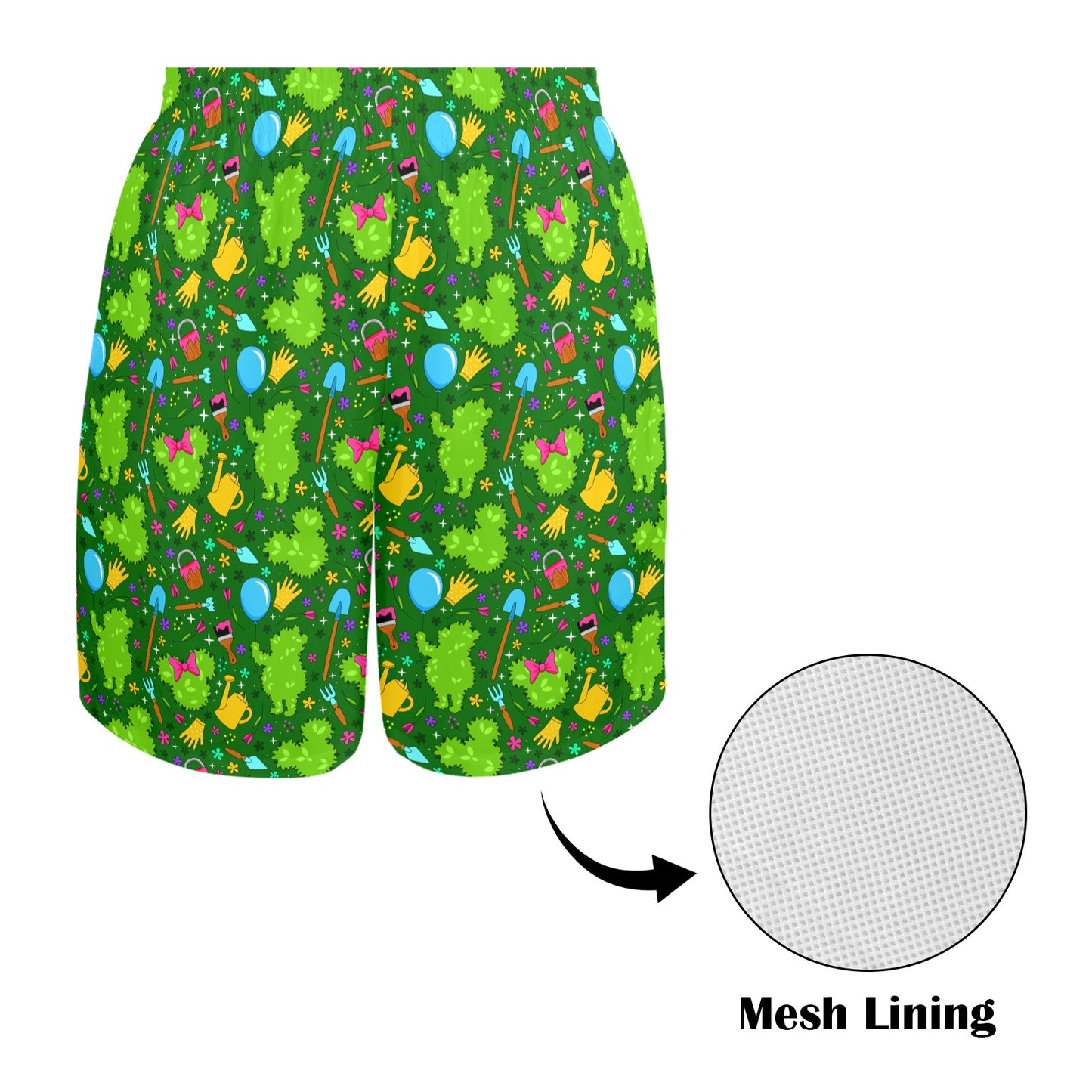 Flower And Garden Men's Swim Trunks Swimsuit