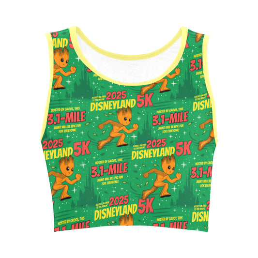 Disneyland 5K Women's Athletic Crop Top