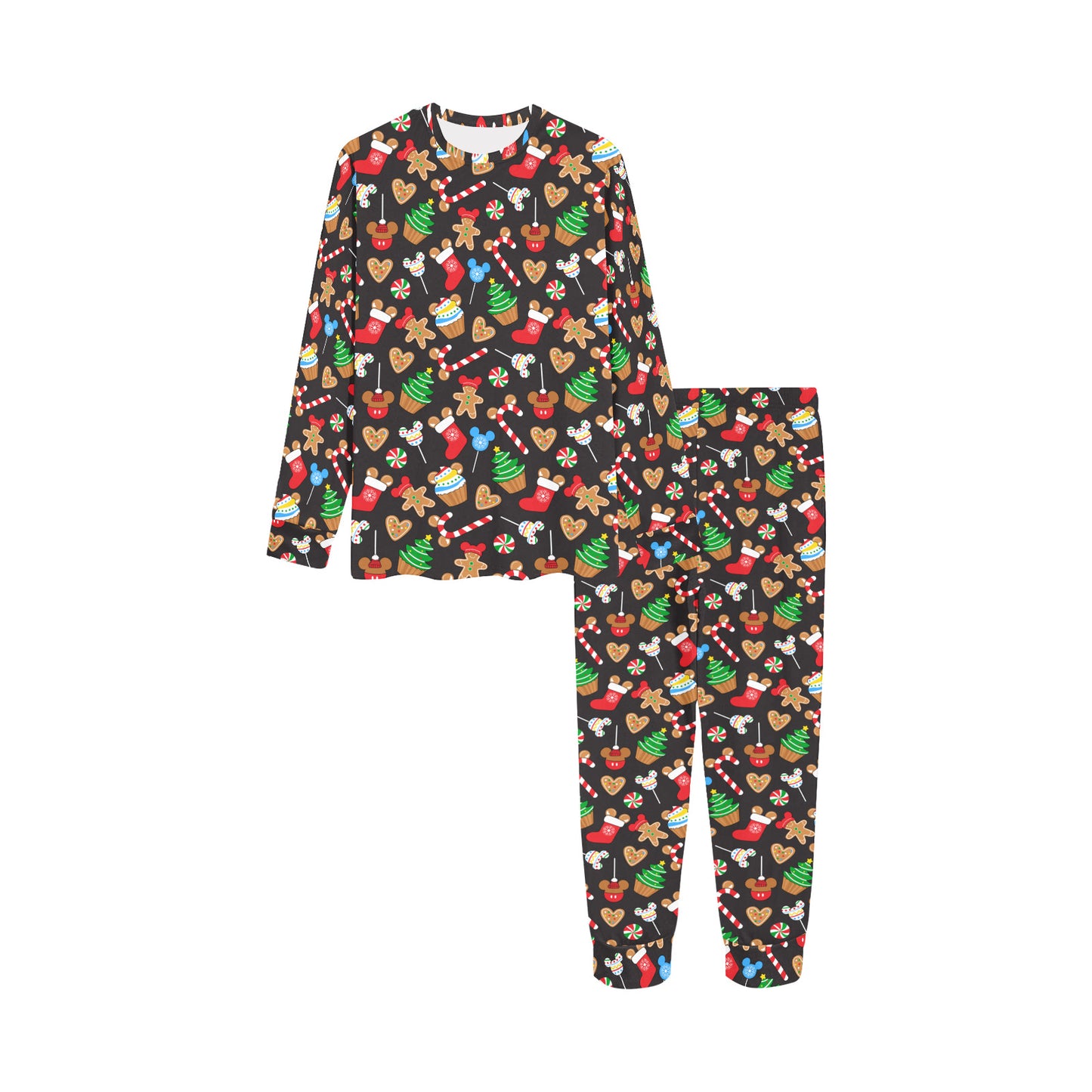 Christmas Desserts Kids' Long Sleeve Pajama Set