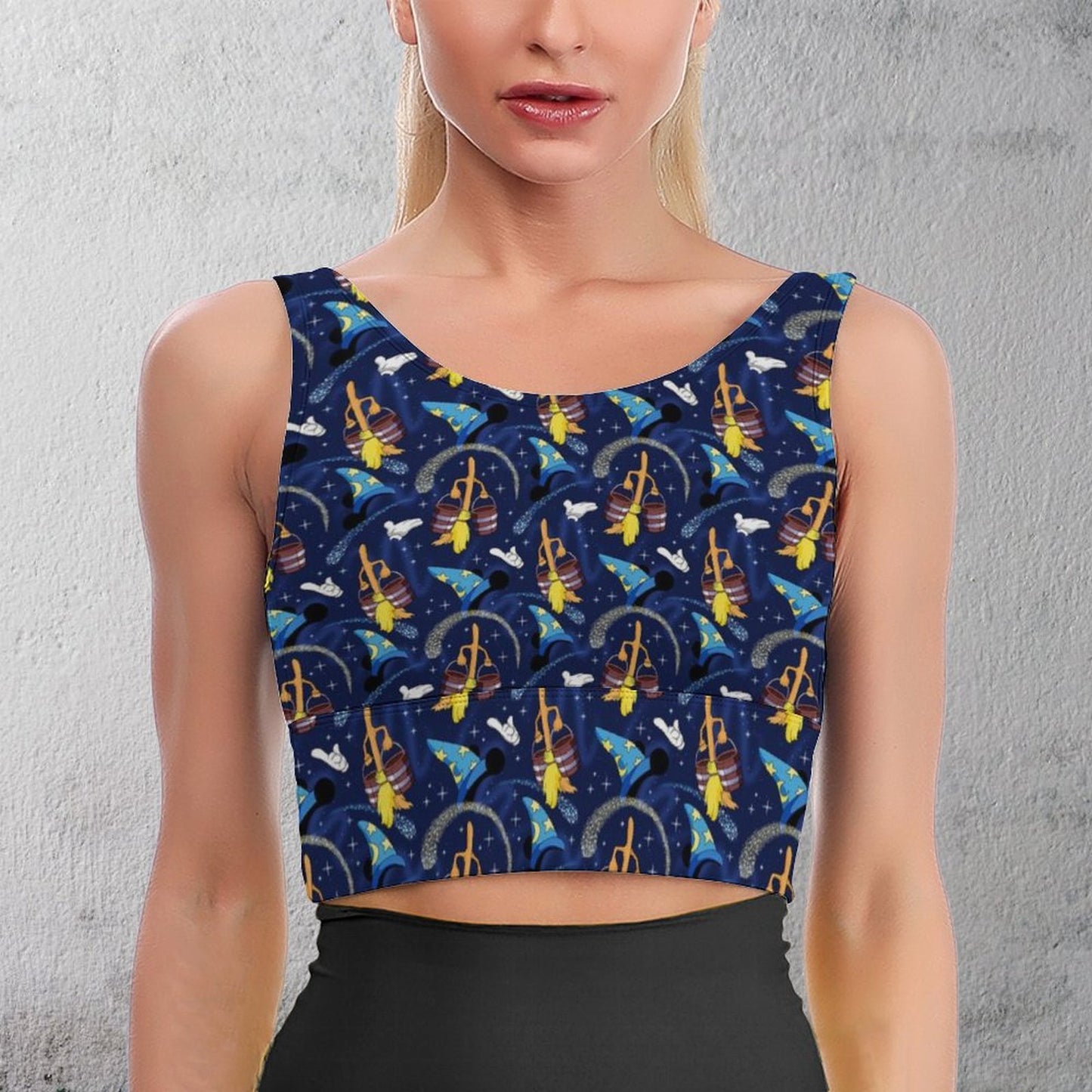 Sorcerer Women's Crop Tank Top - Ambrie
