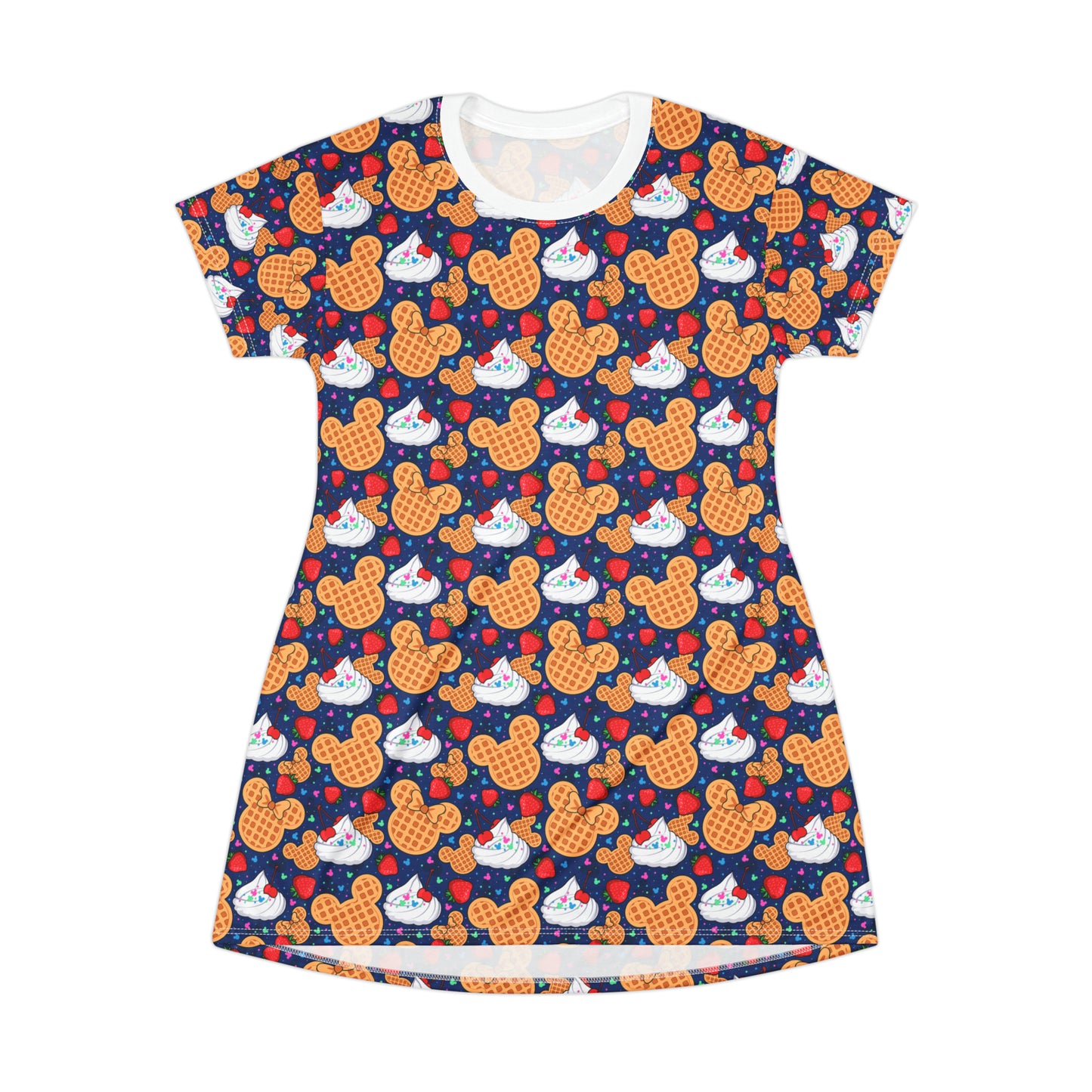 Waffles T-Shirt Dress