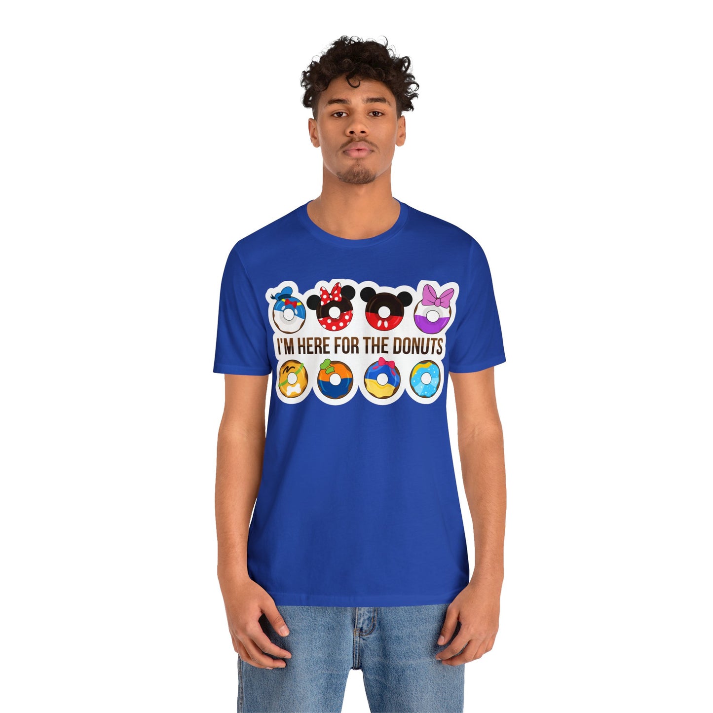I'm Here For The Donuts Unisex Graphic Tee