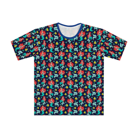 Disney Little Mermaid I Want To Be Where The People Are Unisex Loose T-shirt