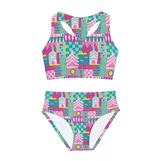 Small World Girls Two Piece Swimsuit
