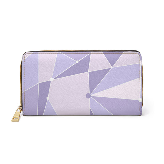 Purple Wall Zipper Wallet