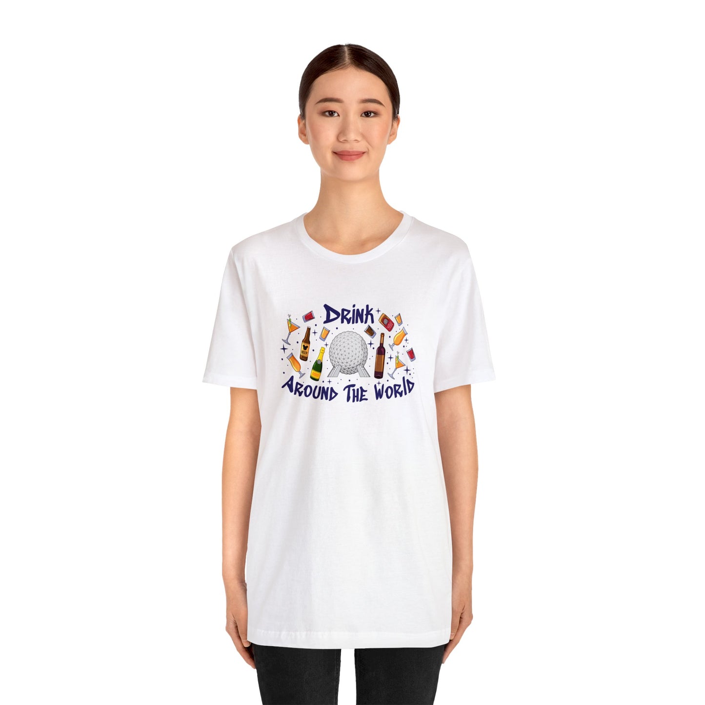 Drink Around The World Unisex Graphic Tee