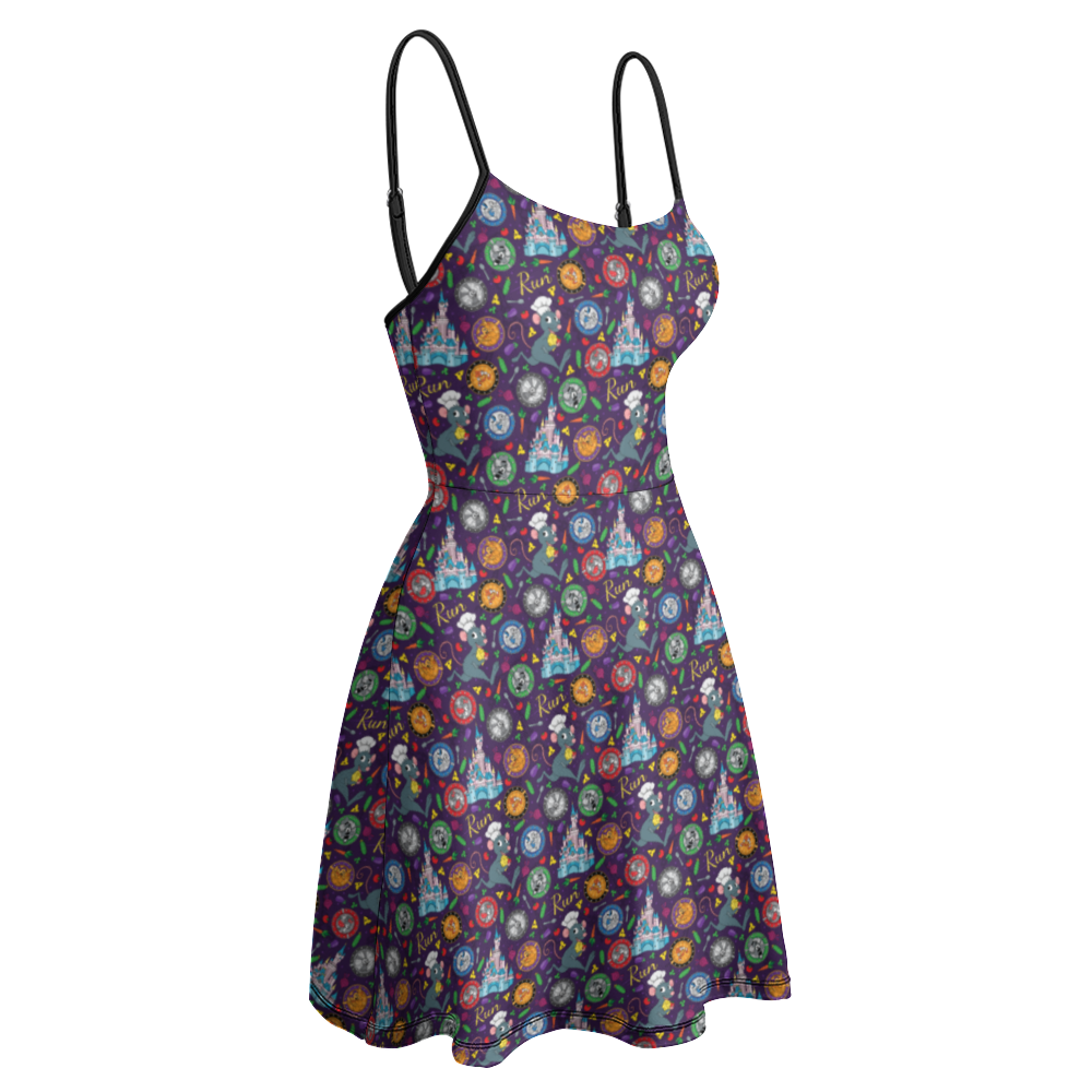 Ratatouille Wine And Dine Race Women's Sling Short Dress