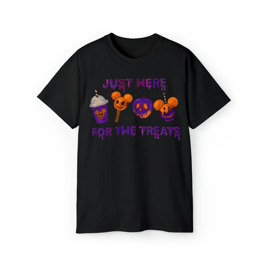 Just Here For The Treats Unisex Graphic Tee