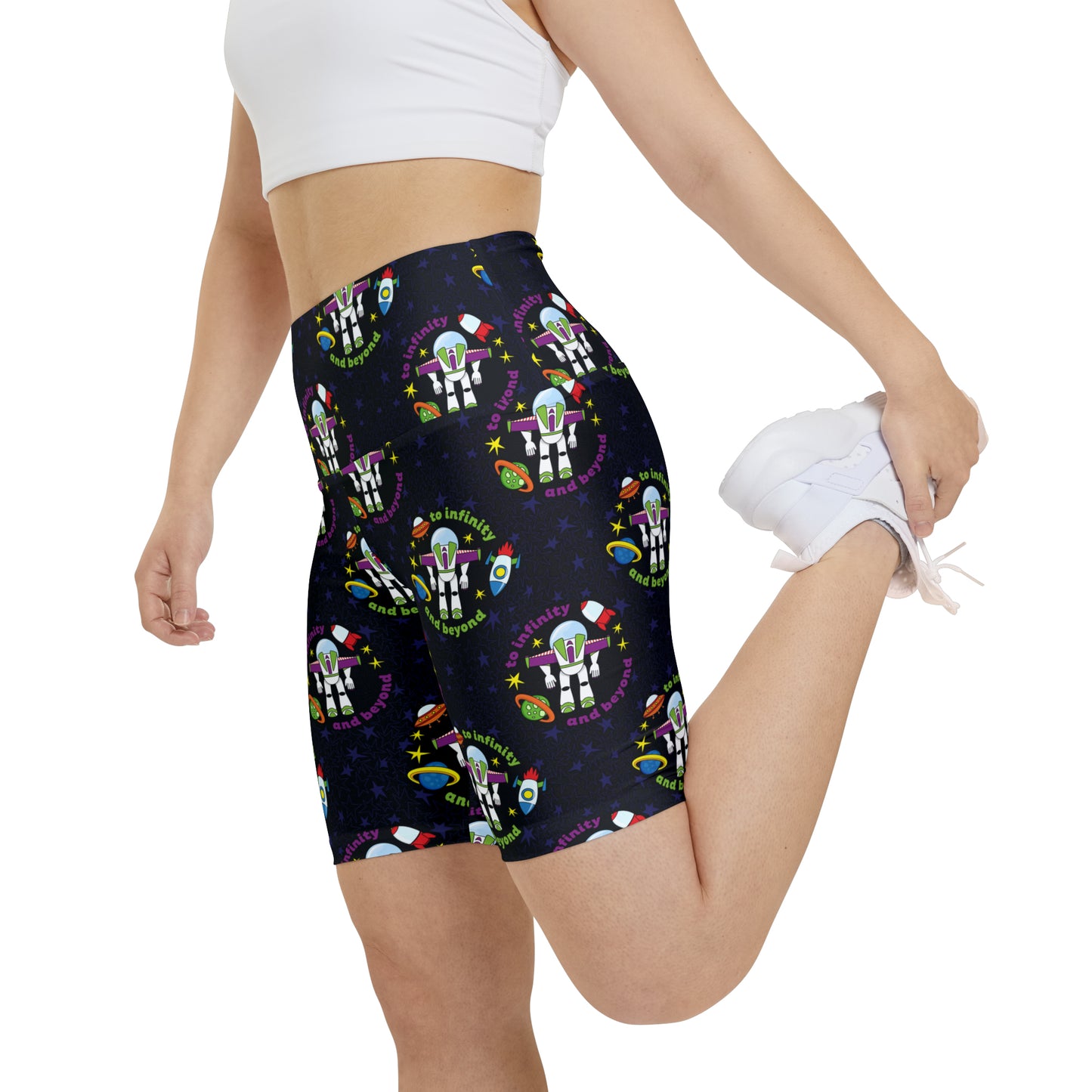 To Infinity And Beyond Women's Athletic Workout Shorts