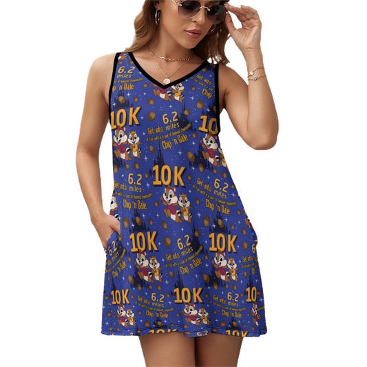 Chip And Dale 10K Sleeveless Sundress With Pockets