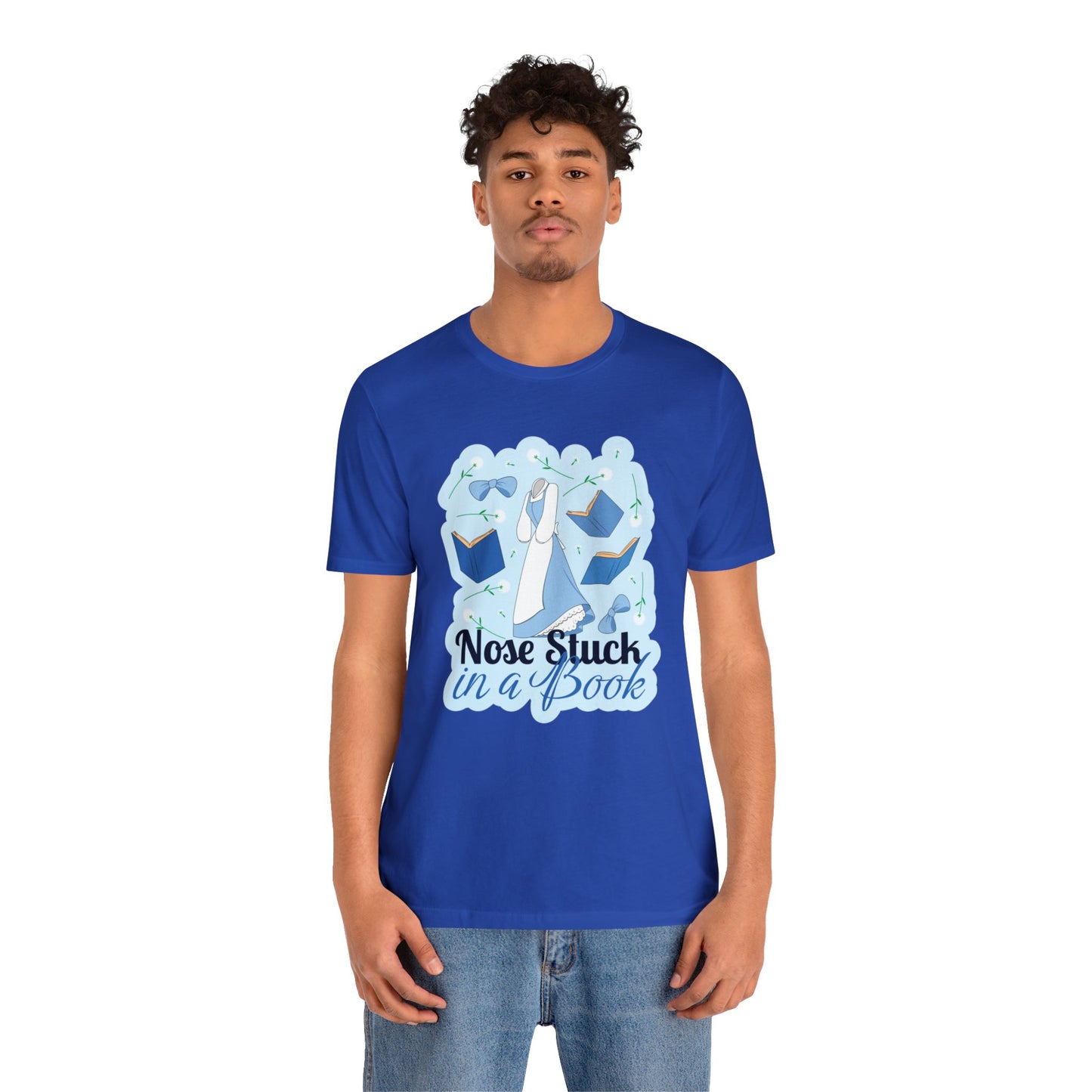 Nose Stuck In A Book Unisex Graphic Tee