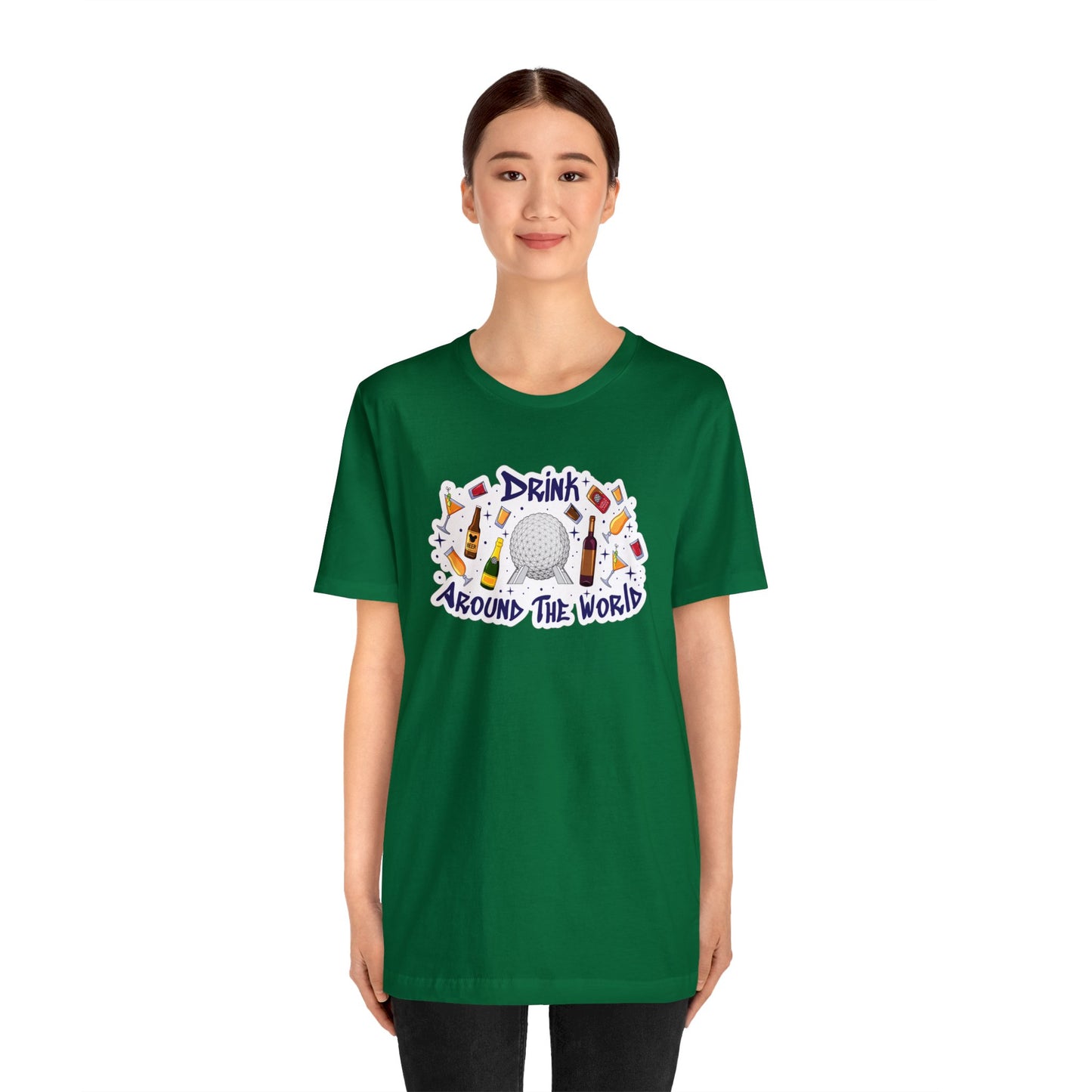 Drink Around The World Unisex Graphic Tee