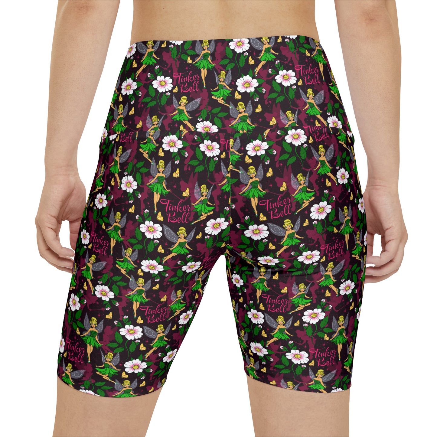 Tinker Bell Women's Athletic Workout Shorts