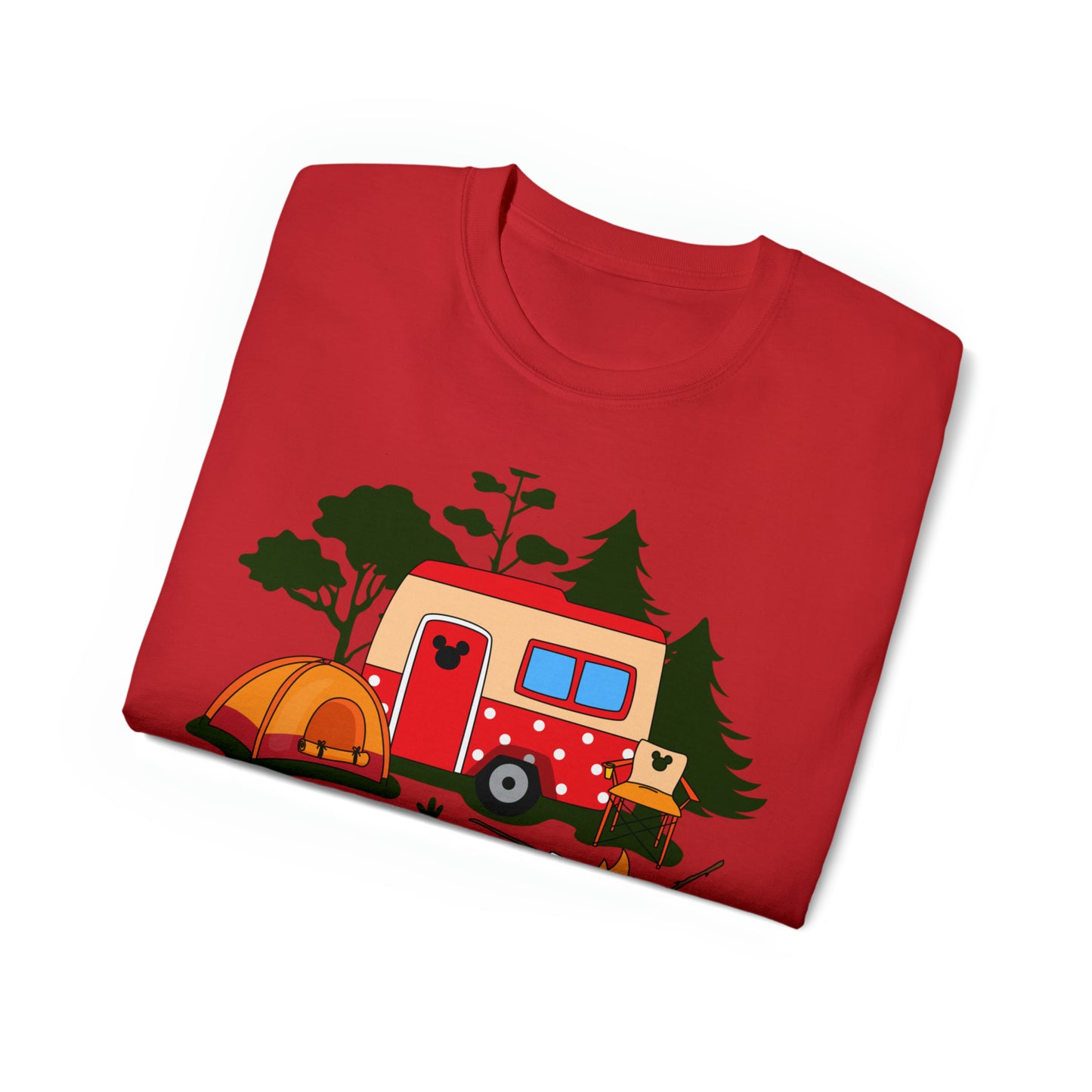 I'd Rather Be Camping Unisex Graphic Tee