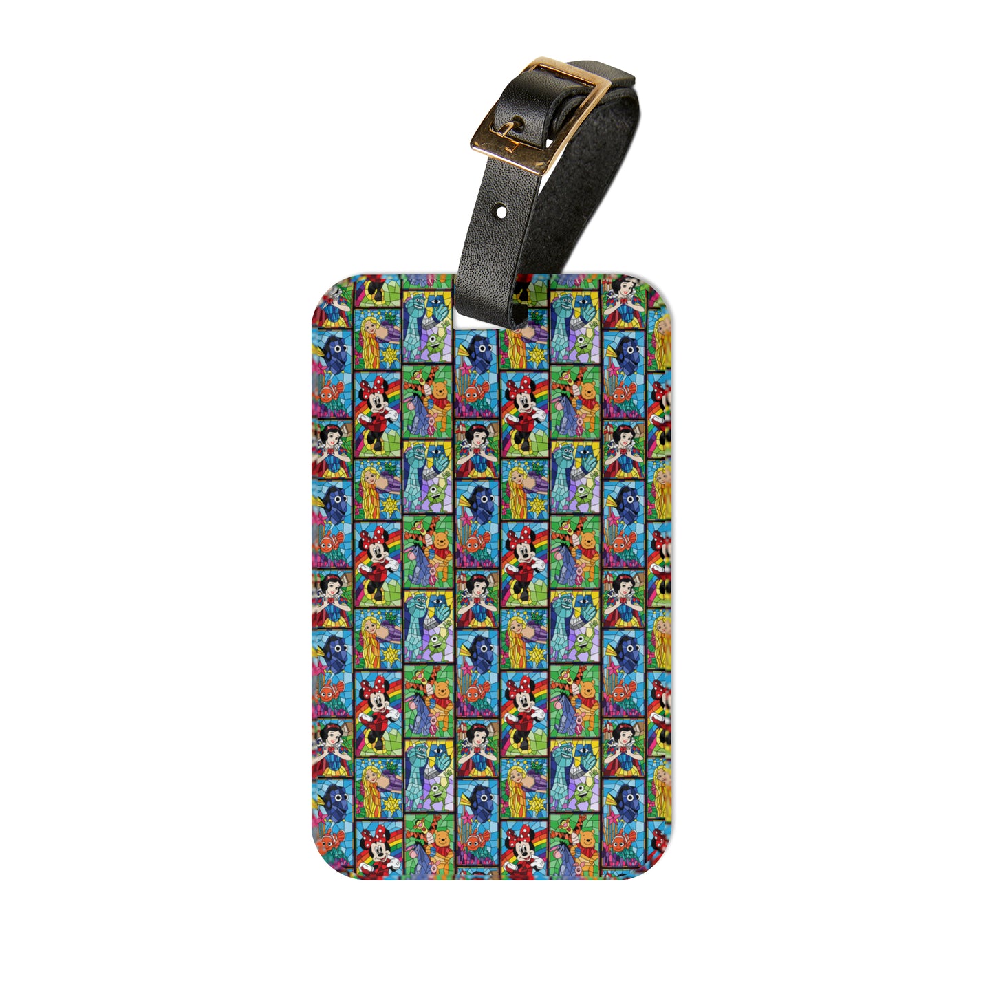 Stained Glass Characters Luggage Tag