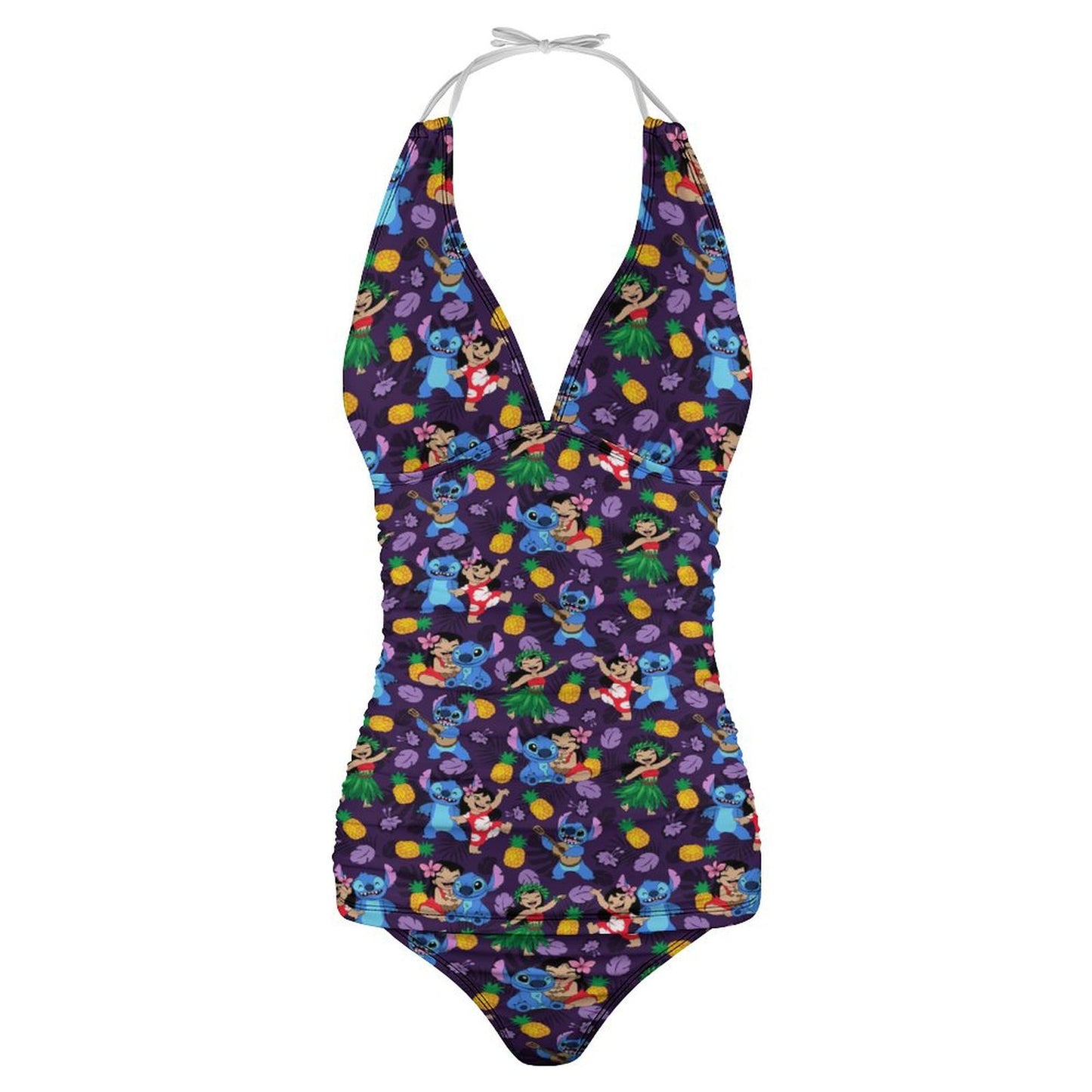 Disney Lilo And Stitch Island Friends Women's Split Swimsuit