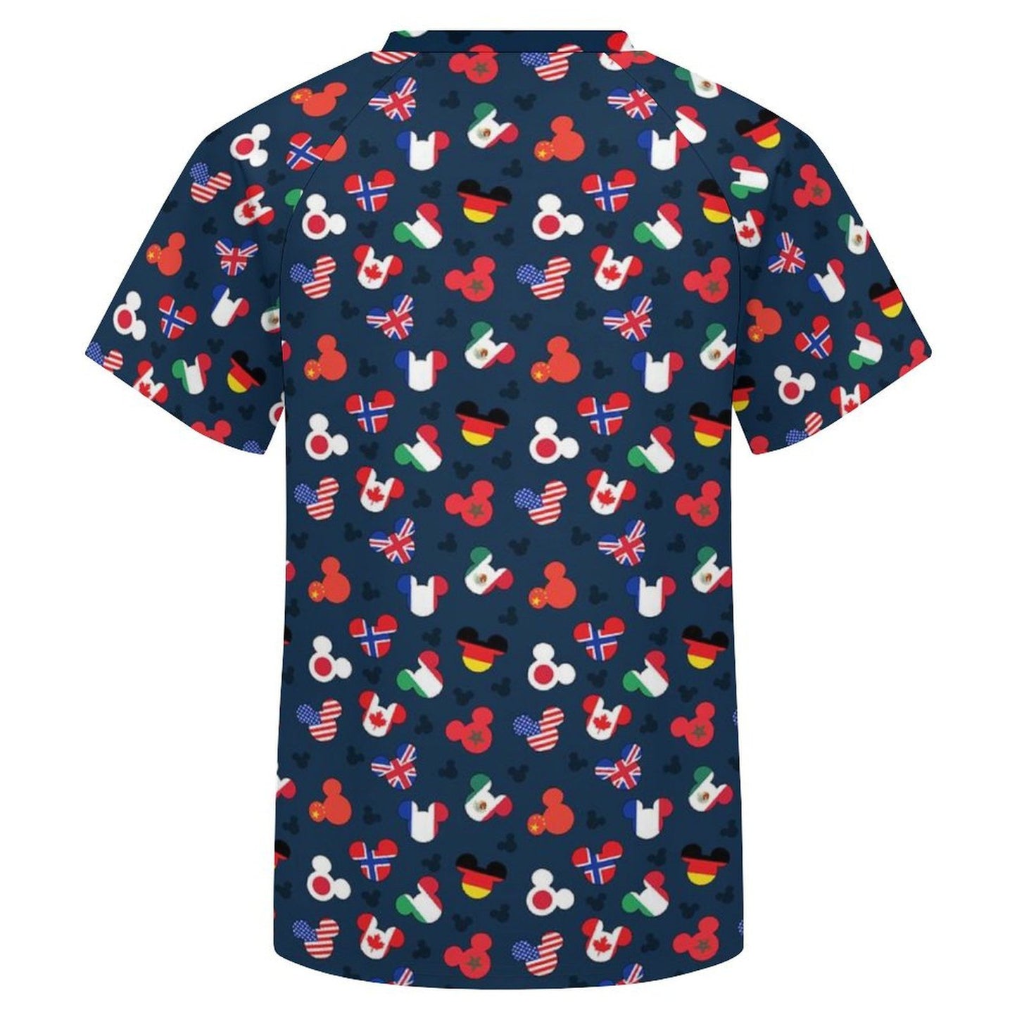 Women's All Over Print Raglan T-Shirt - Ambrie