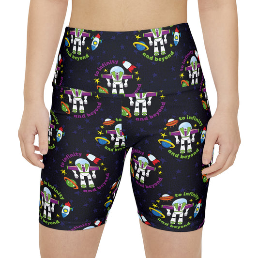 To Infinity And Beyond Women's Athletic Workout Shorts
