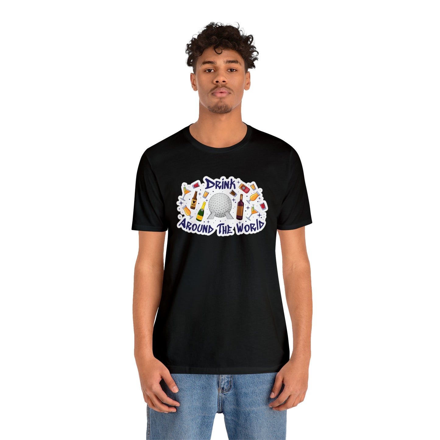 Drink Around The World Unisex Graphic Tee