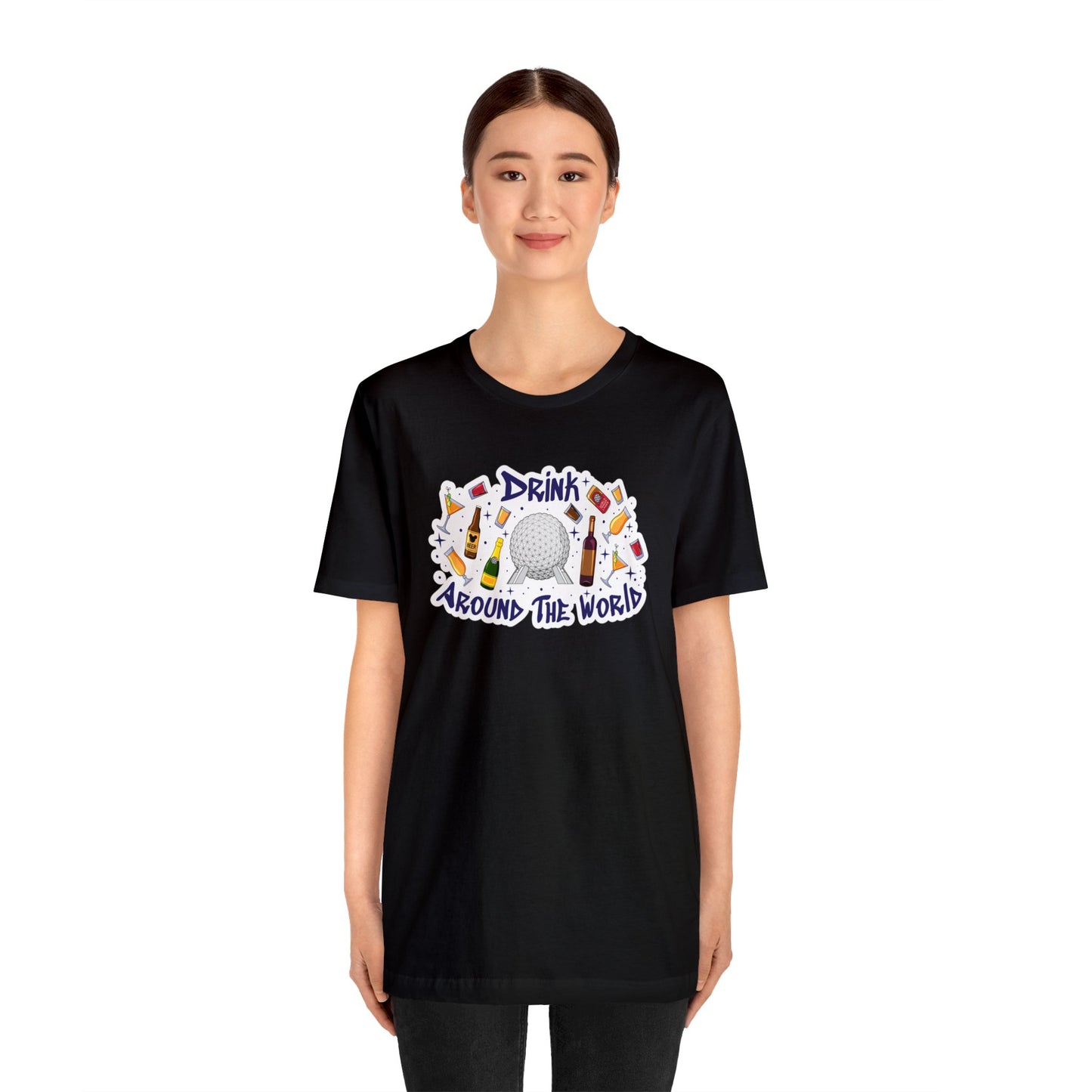 Drink Around The World Unisex Graphic Tee