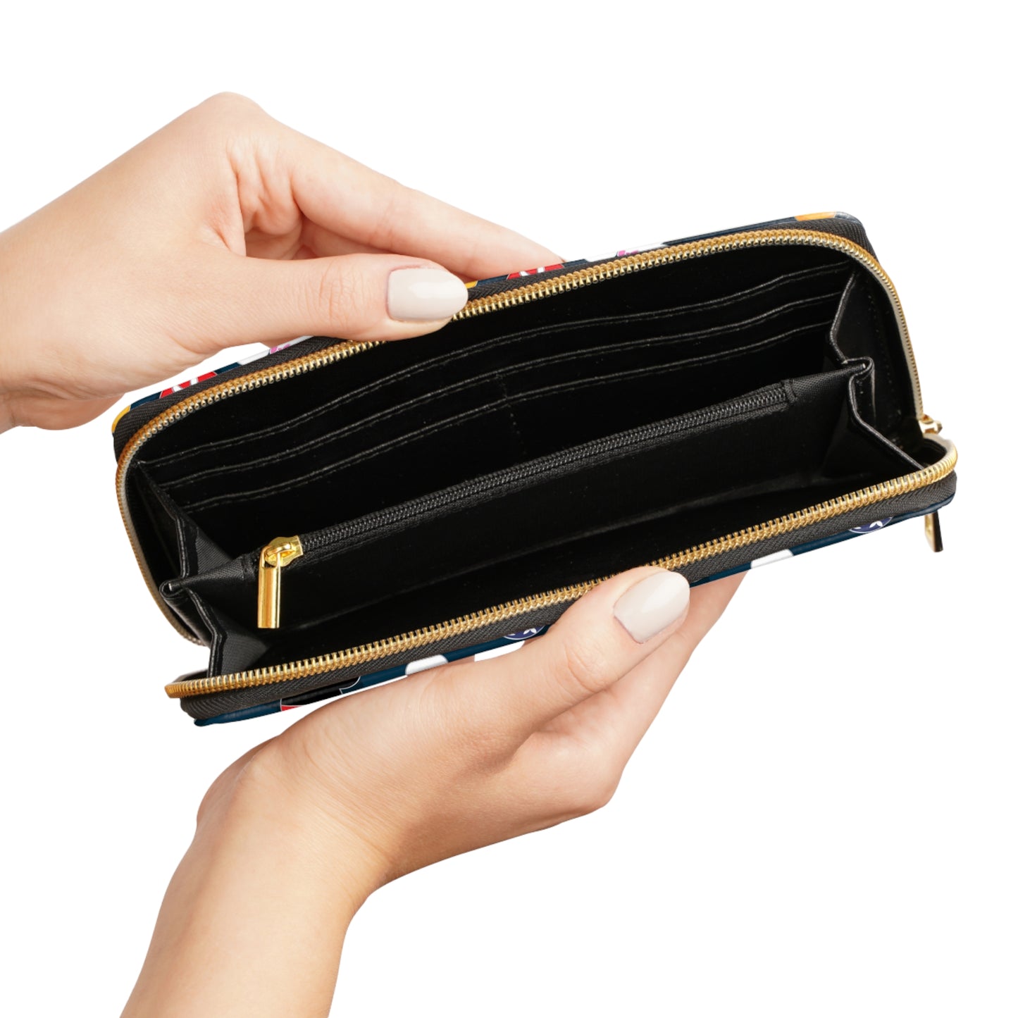 Pin Collector Zipper Wallet