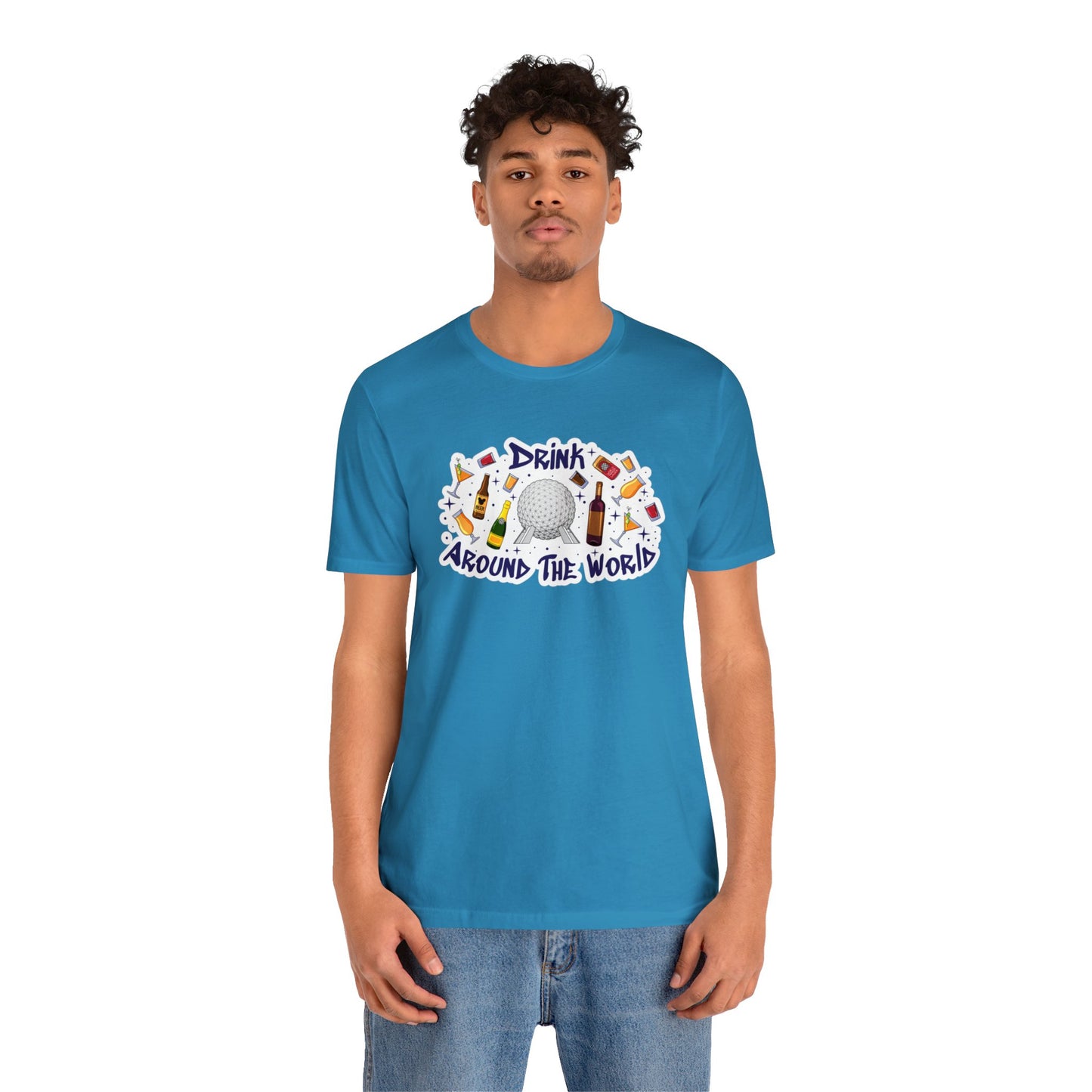 Drink Around The World Unisex Graphic Tee