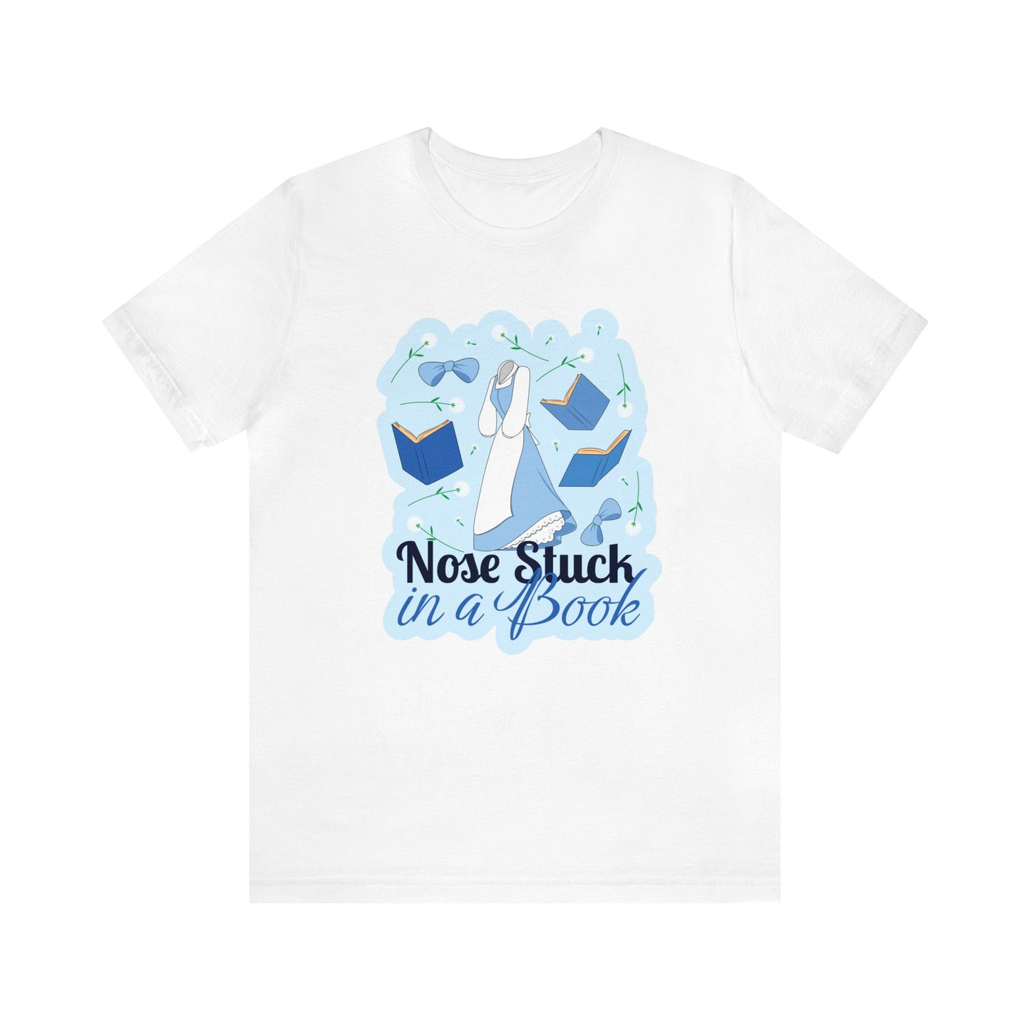 Nose Stuck In A Book Unisex Graphic Tee