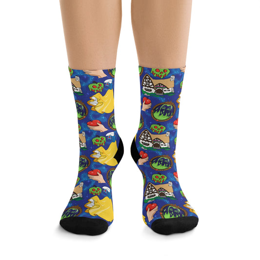 Disney Snow White Magic Mirror On The Wall Socks