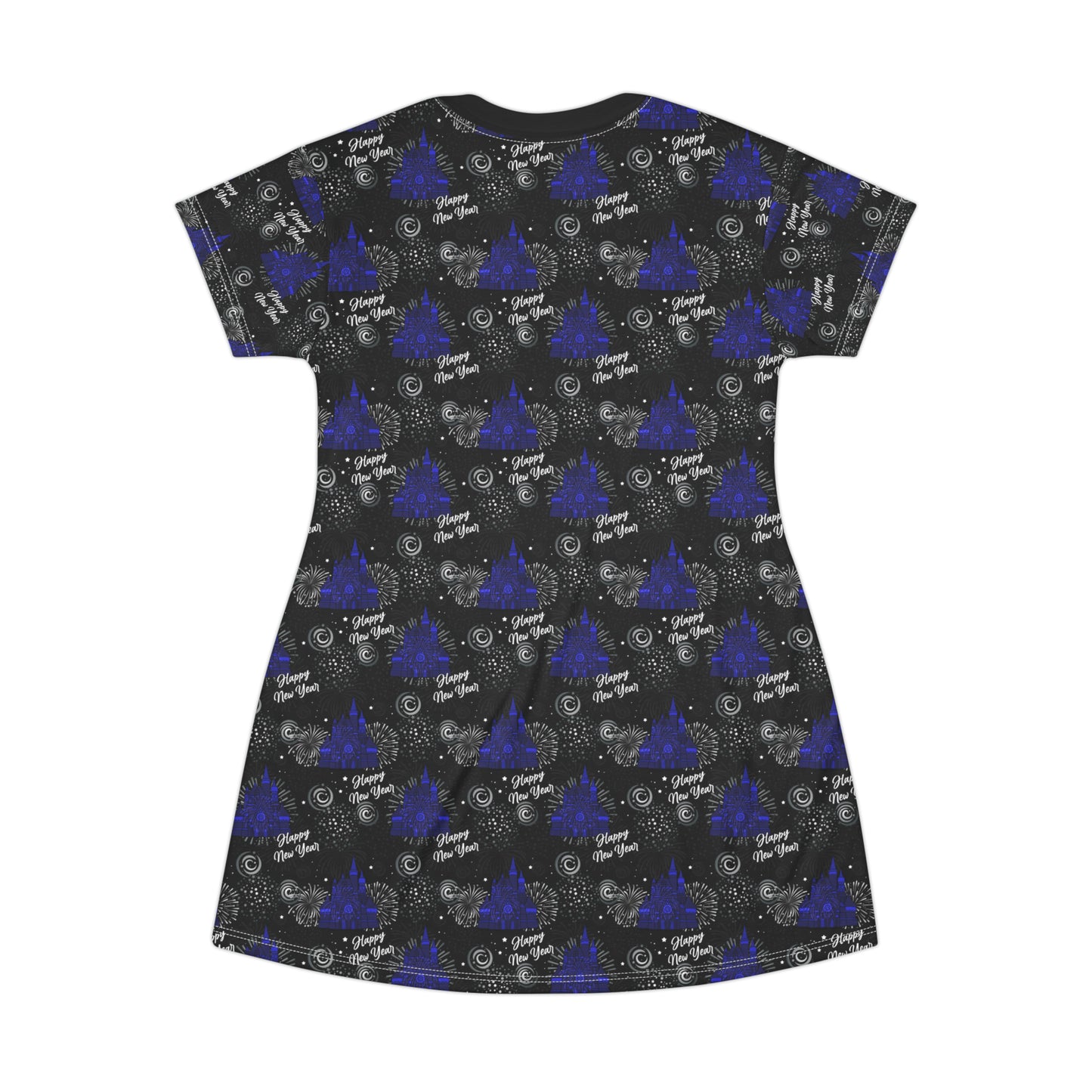 Happy New Year T-Shirt Dress