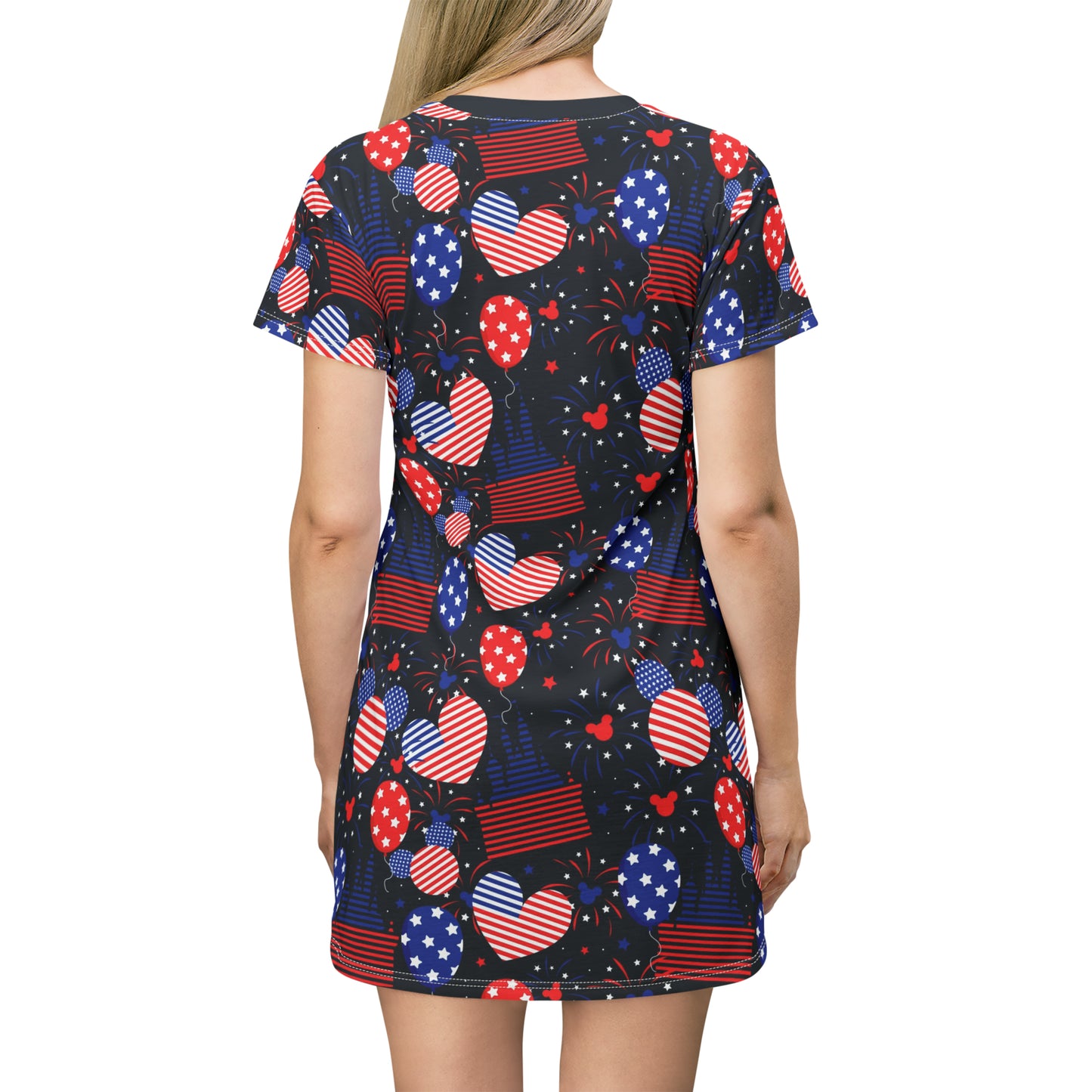 Patriotic Castles T-Shirt Dress