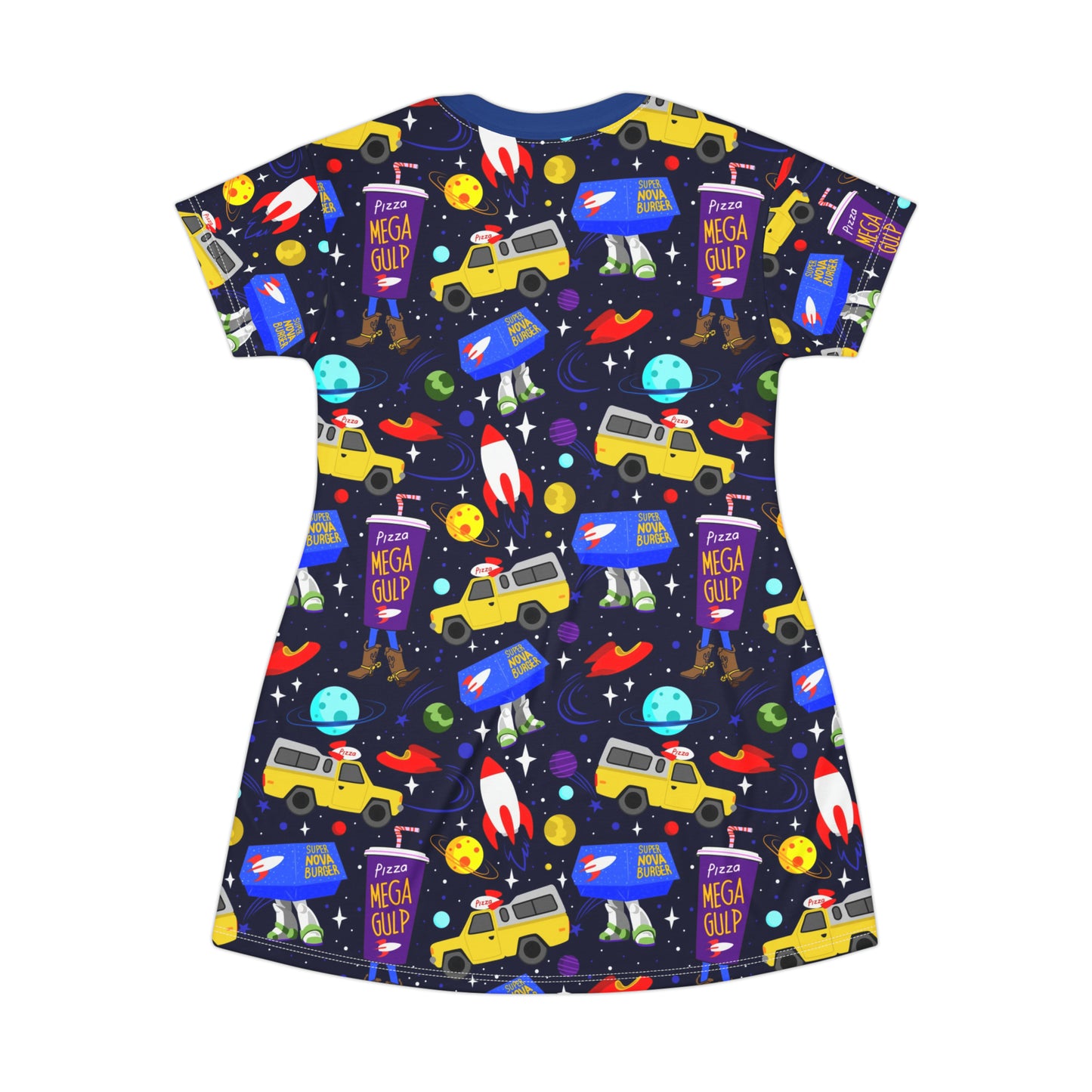 Arcade Pizza T-Shirt Dress
