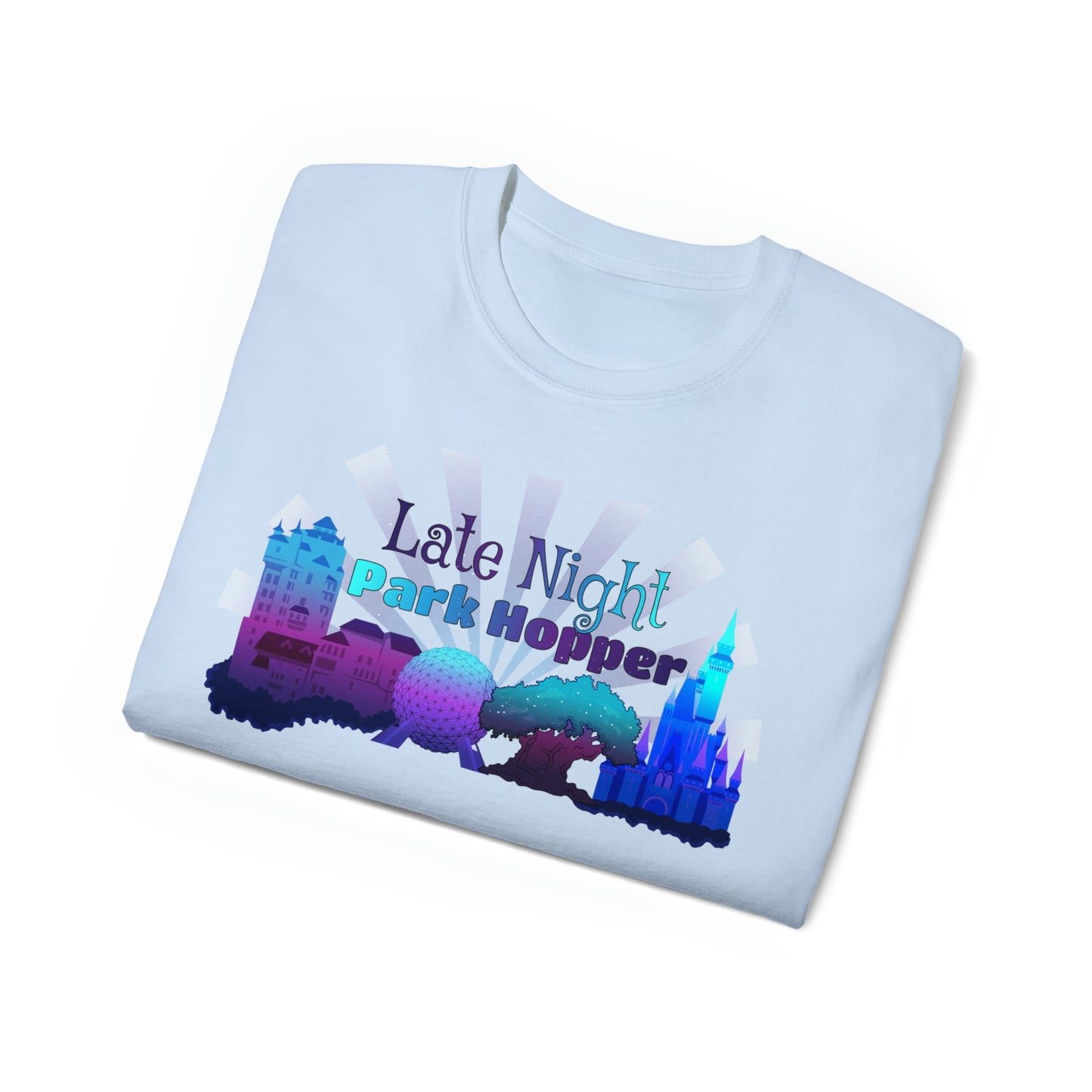 Late Night Park Hopper Unisex Graphic Tee