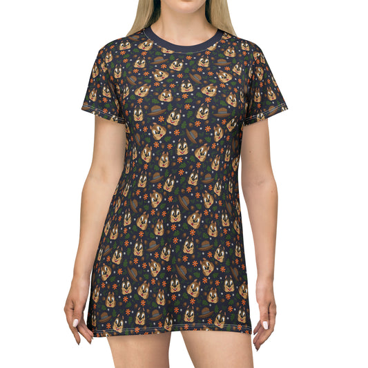 Disney Chip And Dale Chipmunks T-Shirt Dress