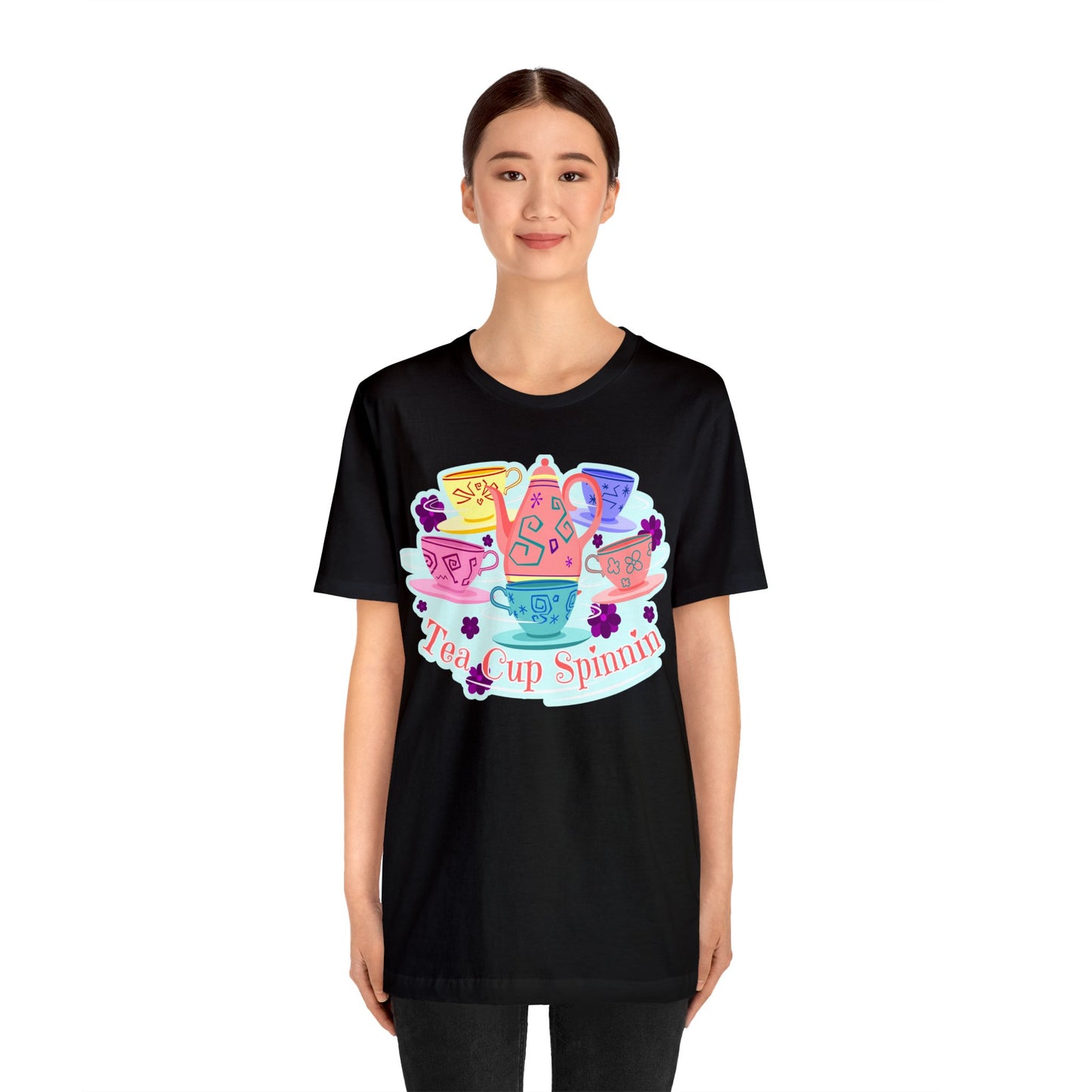 Tea Cup Spinnin Unisex Graphic Tee